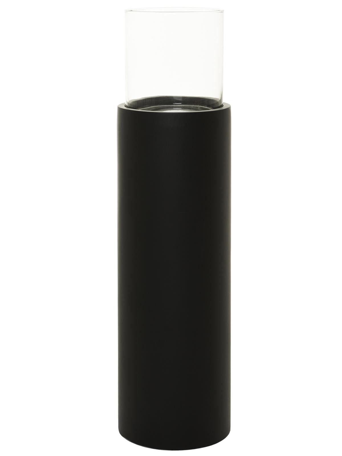 Bodenwindlicht Fiberglas CANDIRO Rund - Schwarz Matt
