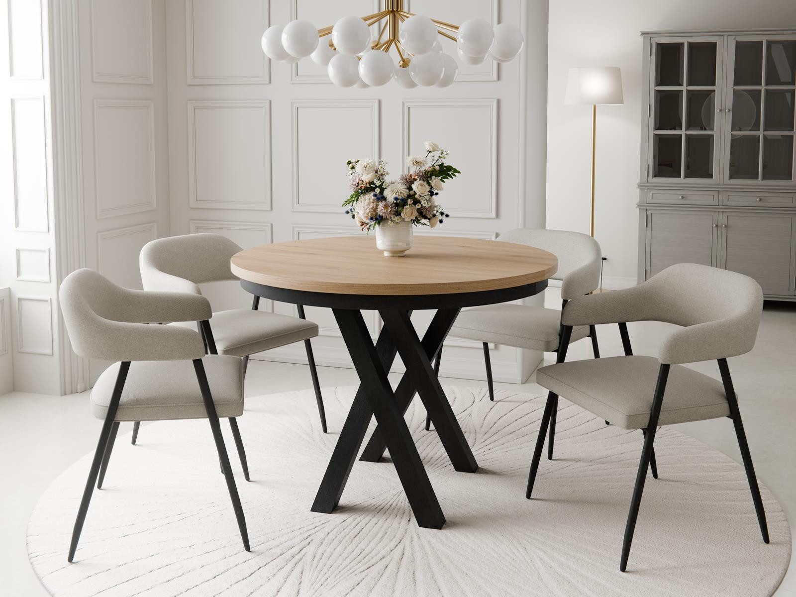 Compleo Esstisch Esszimmer, Modern, Japandi, Industrial günstig online kaufen