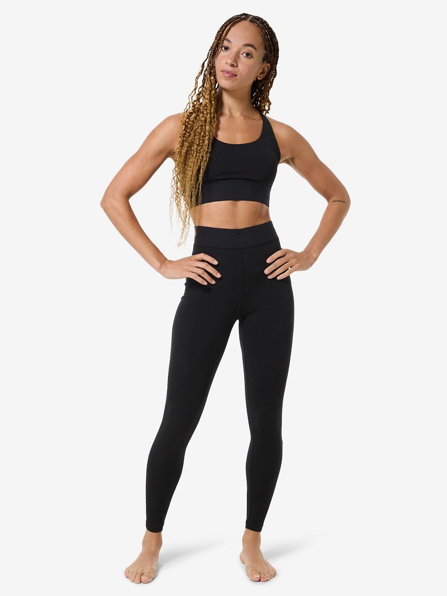 SUPER.NATURAL Thermounterhose für Damen, Merino W LUX BASE TIGHT bietet luxeriöse Optik und Komfort
