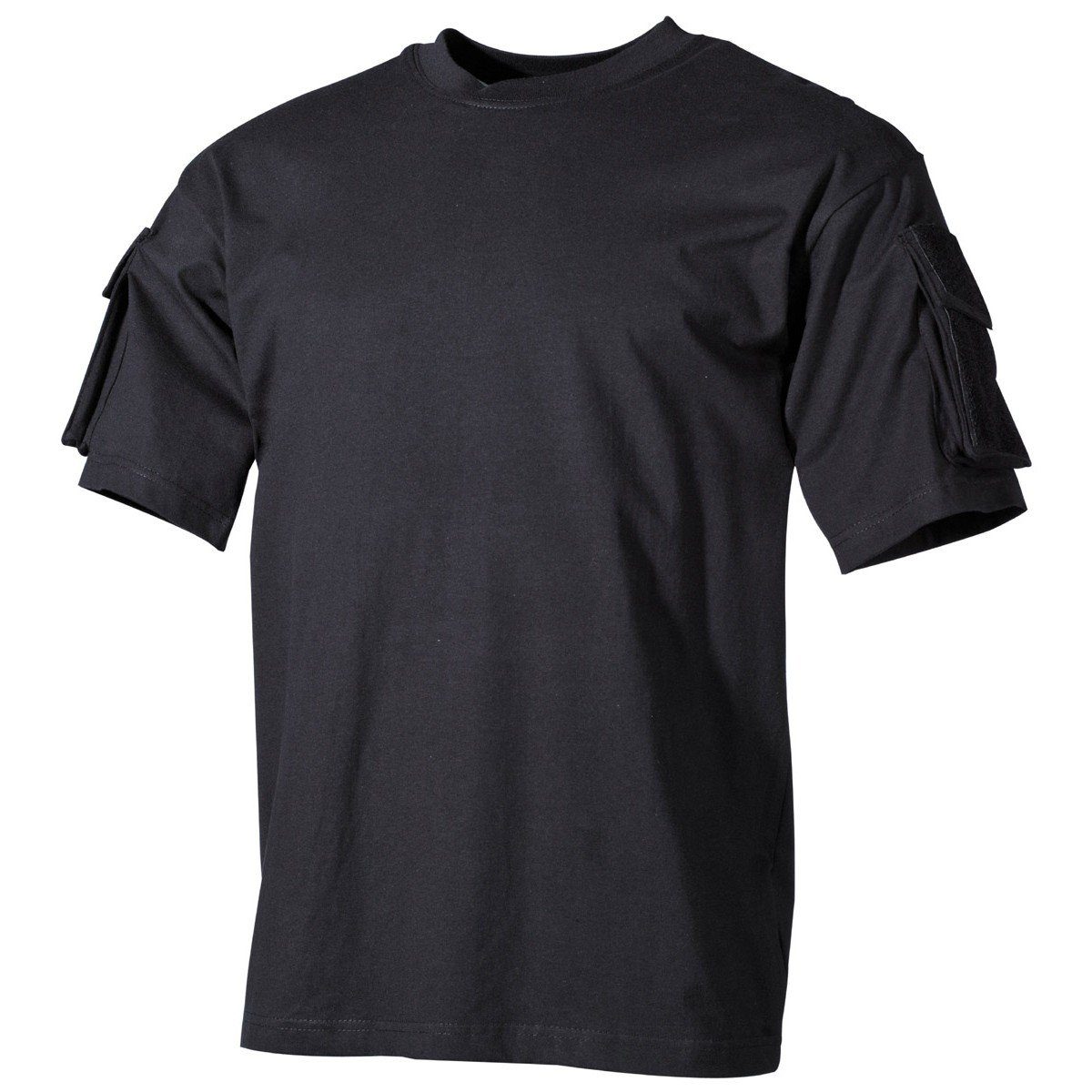 MFH T-Shirt Outdoor T-Shirt, halbarm, schwarz, mit Ärmeltaschen S
