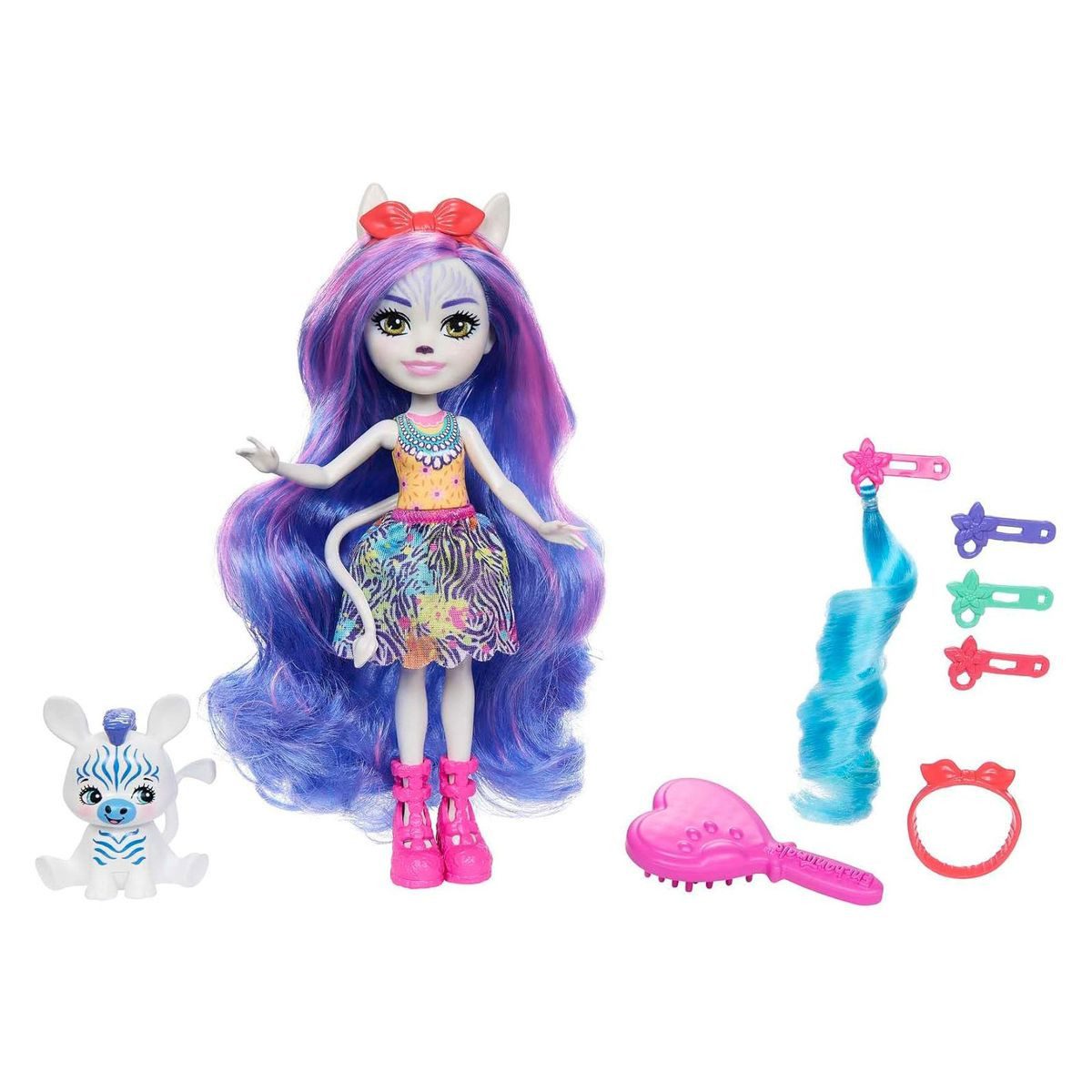 Mattel® Stehpuppe Mattel HNV28 - Enchantimals - Glam Party - Puppe + Zubehö günstig online kaufen