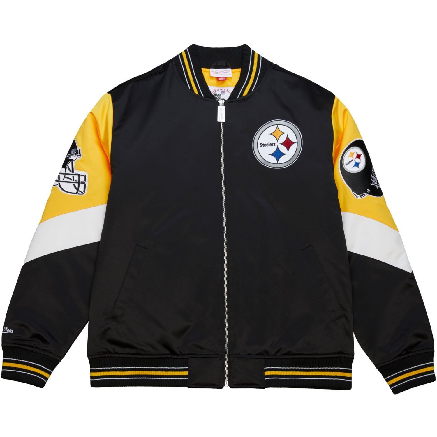 Collegejacke Heavyweight Satin NFL Pittsburgh Steelers