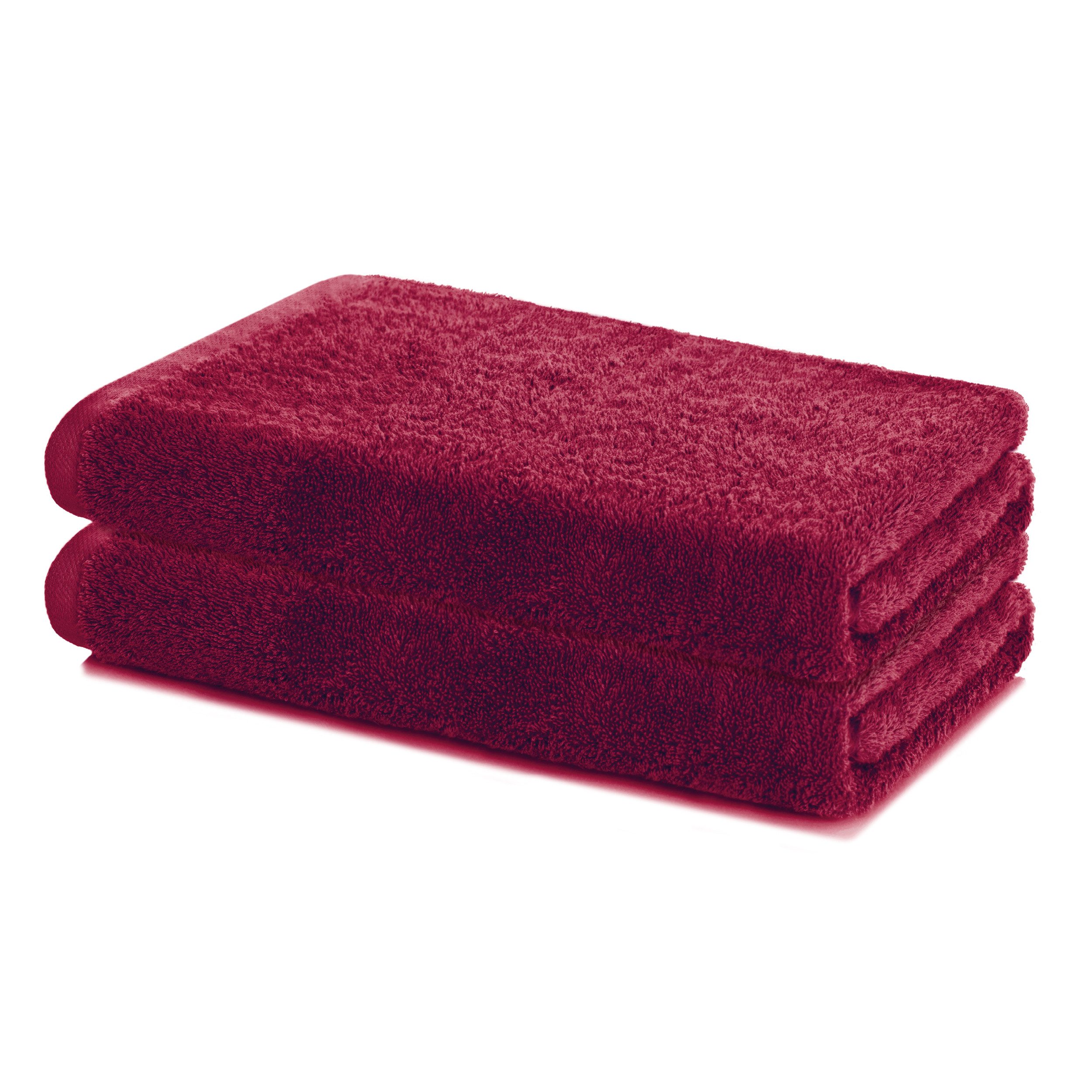 Lavea Handtücher Sydney Serie Handtuch oder Duschtuch Set, (2-St), 500 g/m² Frottier, weich & saugstark, pflegeleicht