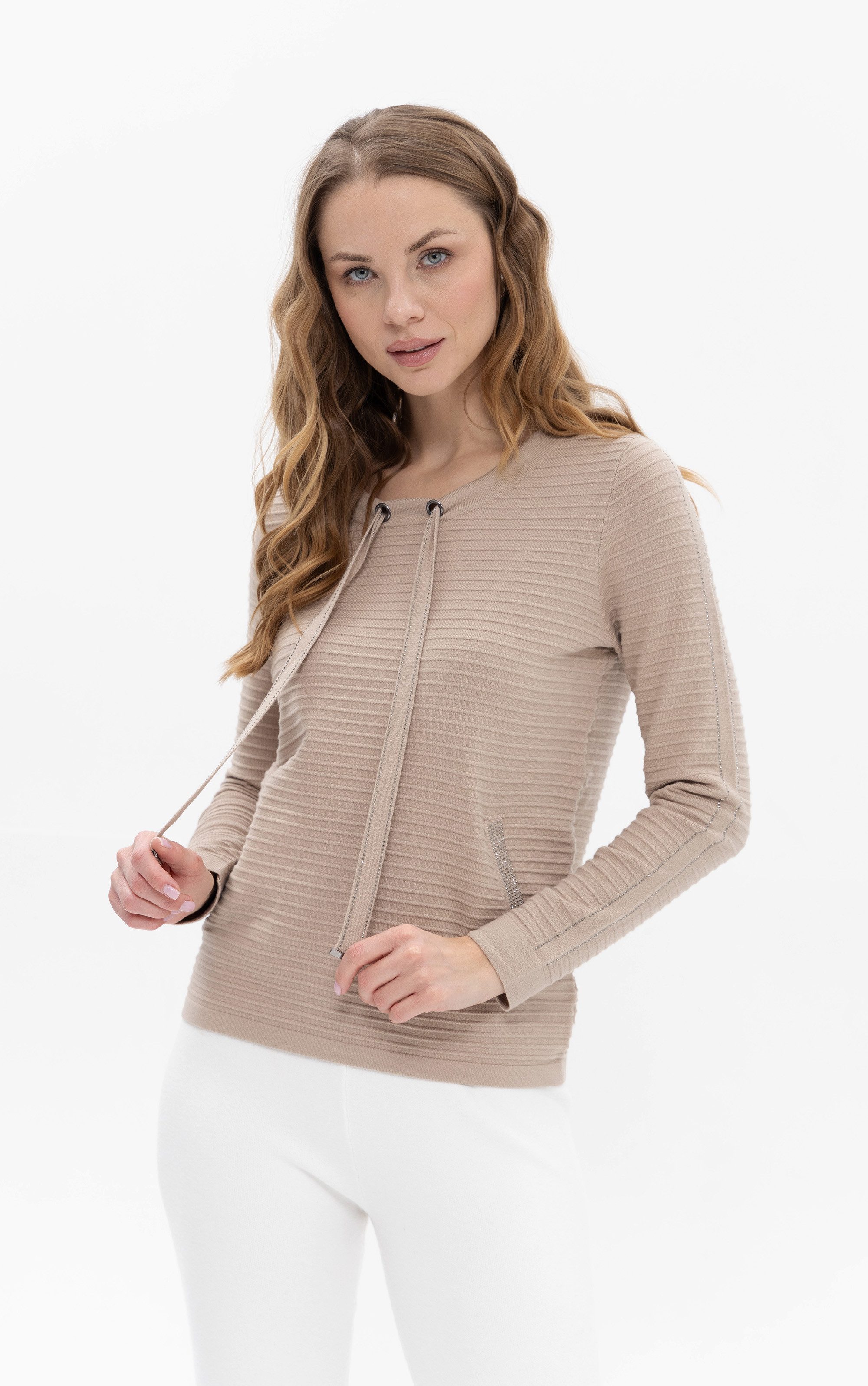 Strickpullover mit Struktur-Optik