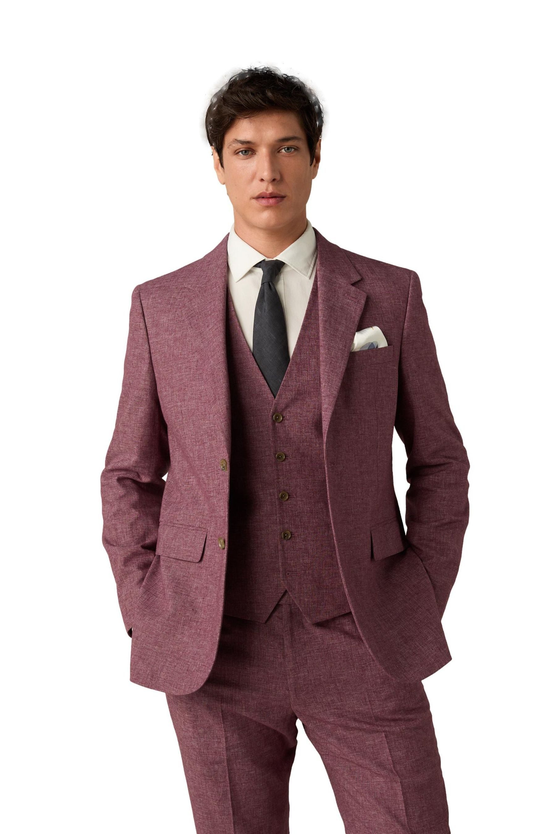 Next Sakko Strukturiertes Tailored Fit Anzugsakko, günstig online kaufen