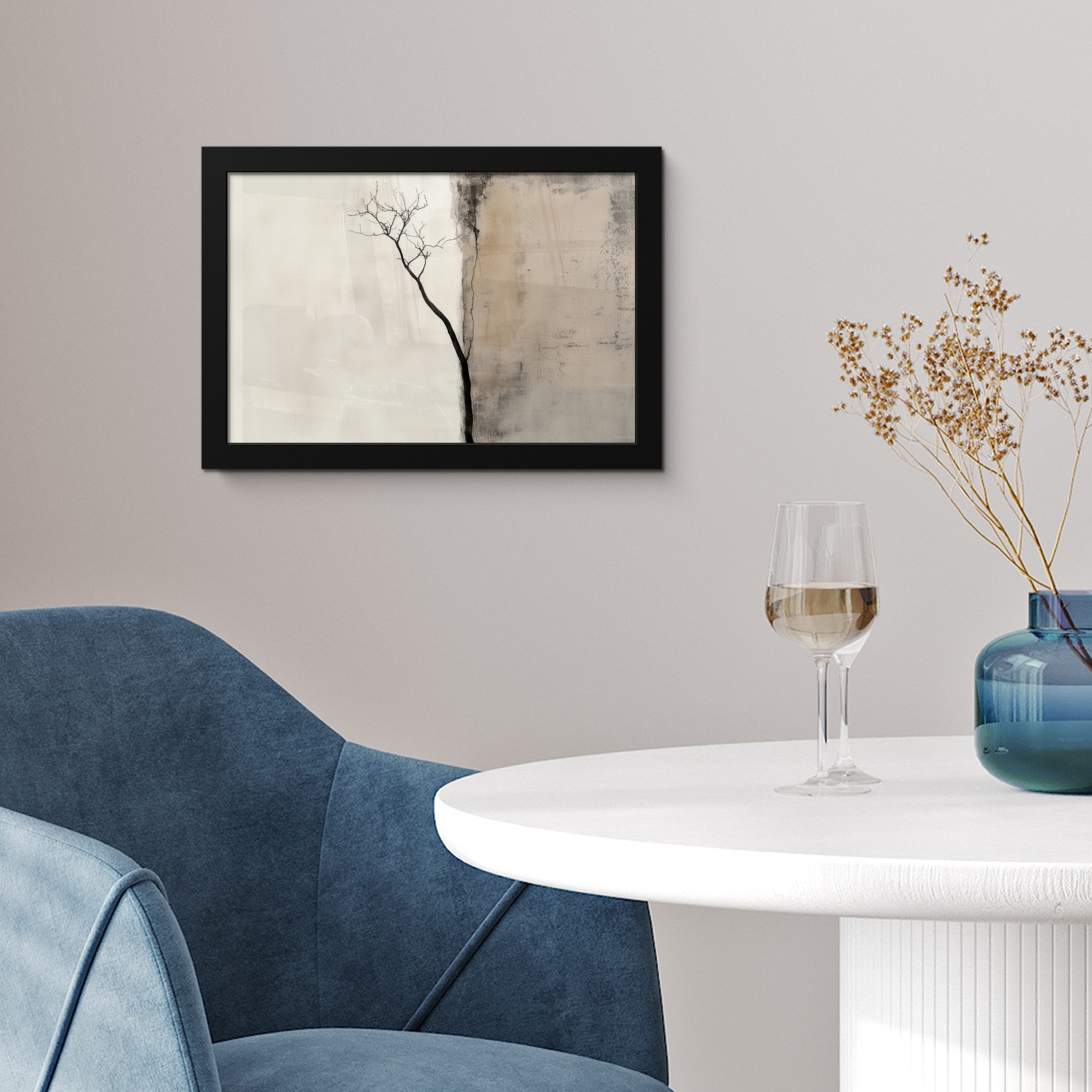 MuchoWow Poster Wabi sabi - Pflanze - Beige, (1 St), Wandbilder, Deko Wohnzimmer Schlafzimmer, 30x20 cm – Bild 5 von 5
