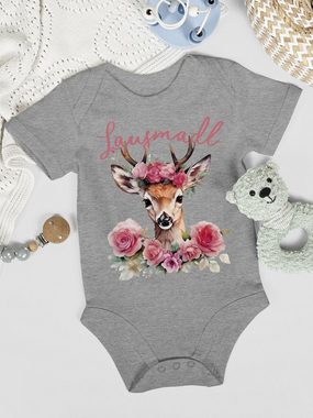 Shirtracer Shirtbody Lausmadl Reh Geweih - Lausemädchen Freches Mädchen Lausmädchen Lousy G Mode für Oktoberfest Baby Outfit