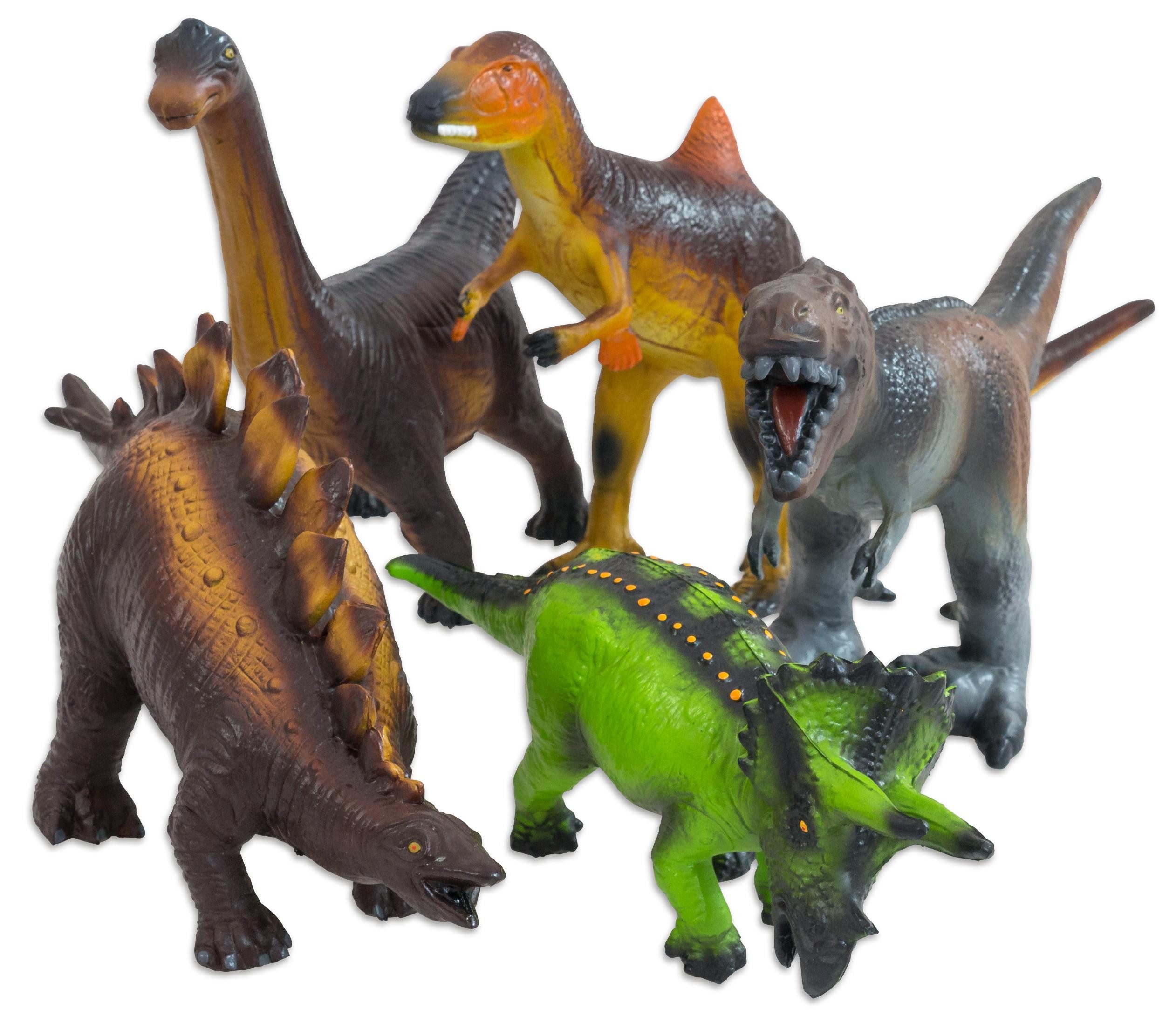 Betzold Spielfigur Dinosaurier Soft-Tier-Set, Naturkautschuk