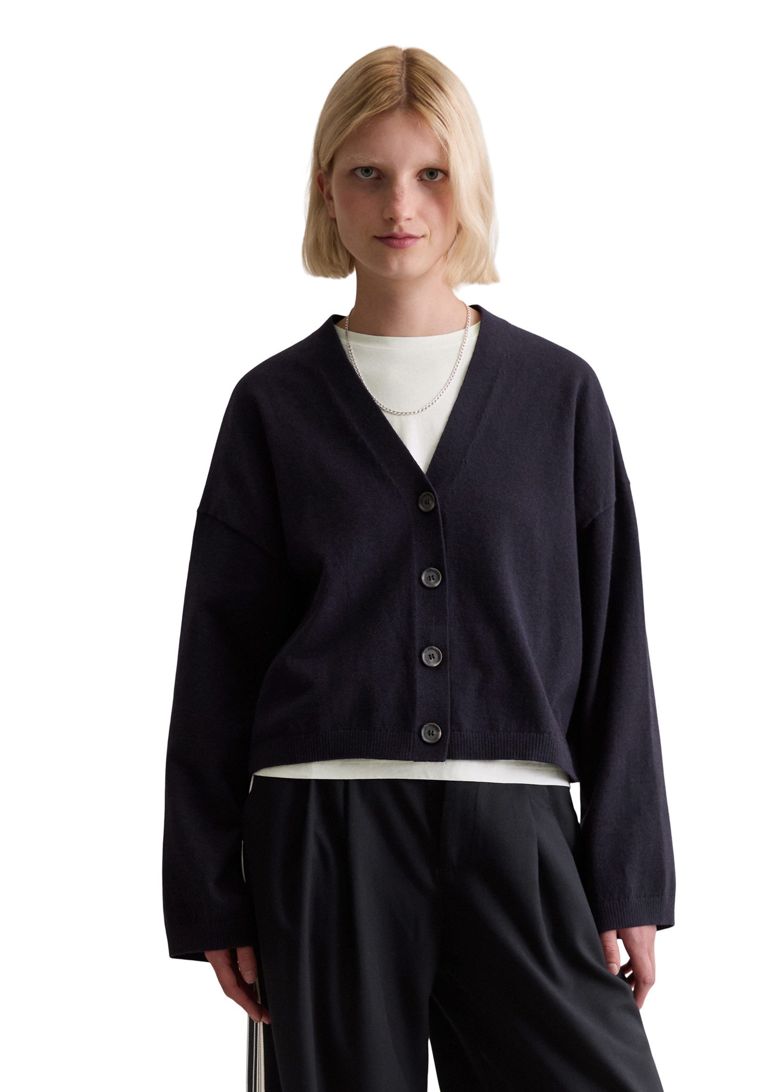 Marc O'Polo DENIM Cardigan aus Soft Cotton Stretch