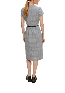 Comma Minikleid Kleid mit Glencheckmuster