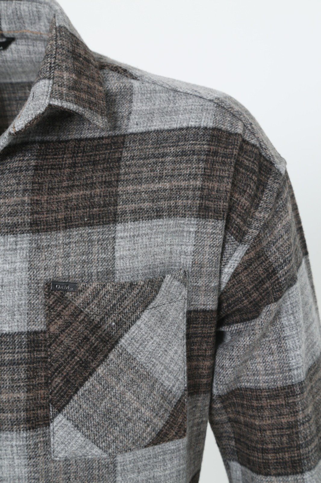 Megaman Jeans Flanellhemd Megaman H-264 Kariert Hemd Holzfällerhemd Herren günstig online kaufen