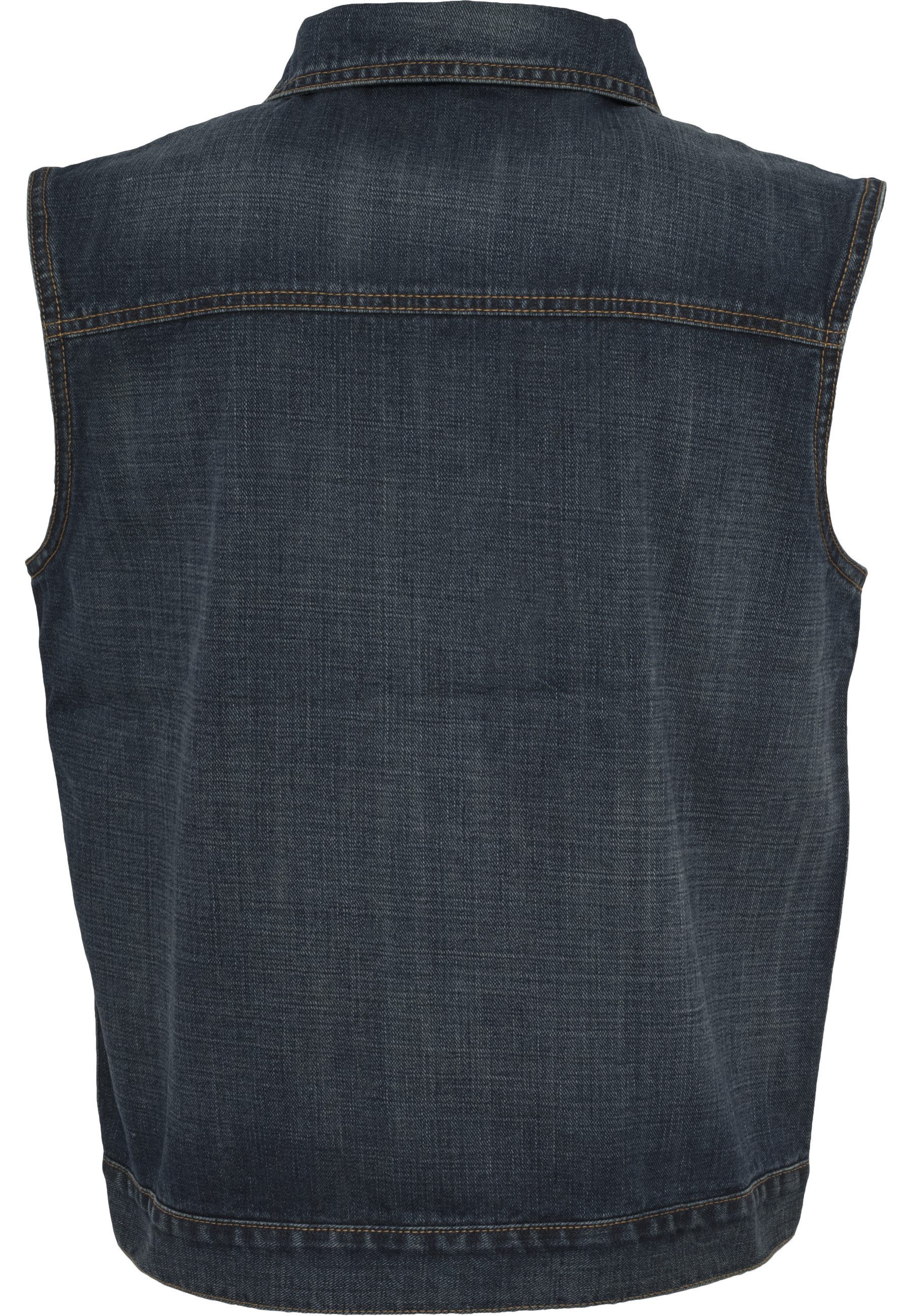 URBAN CLASSICS Jeansjacke Urban Classics Herren Denim Vest (1-St)