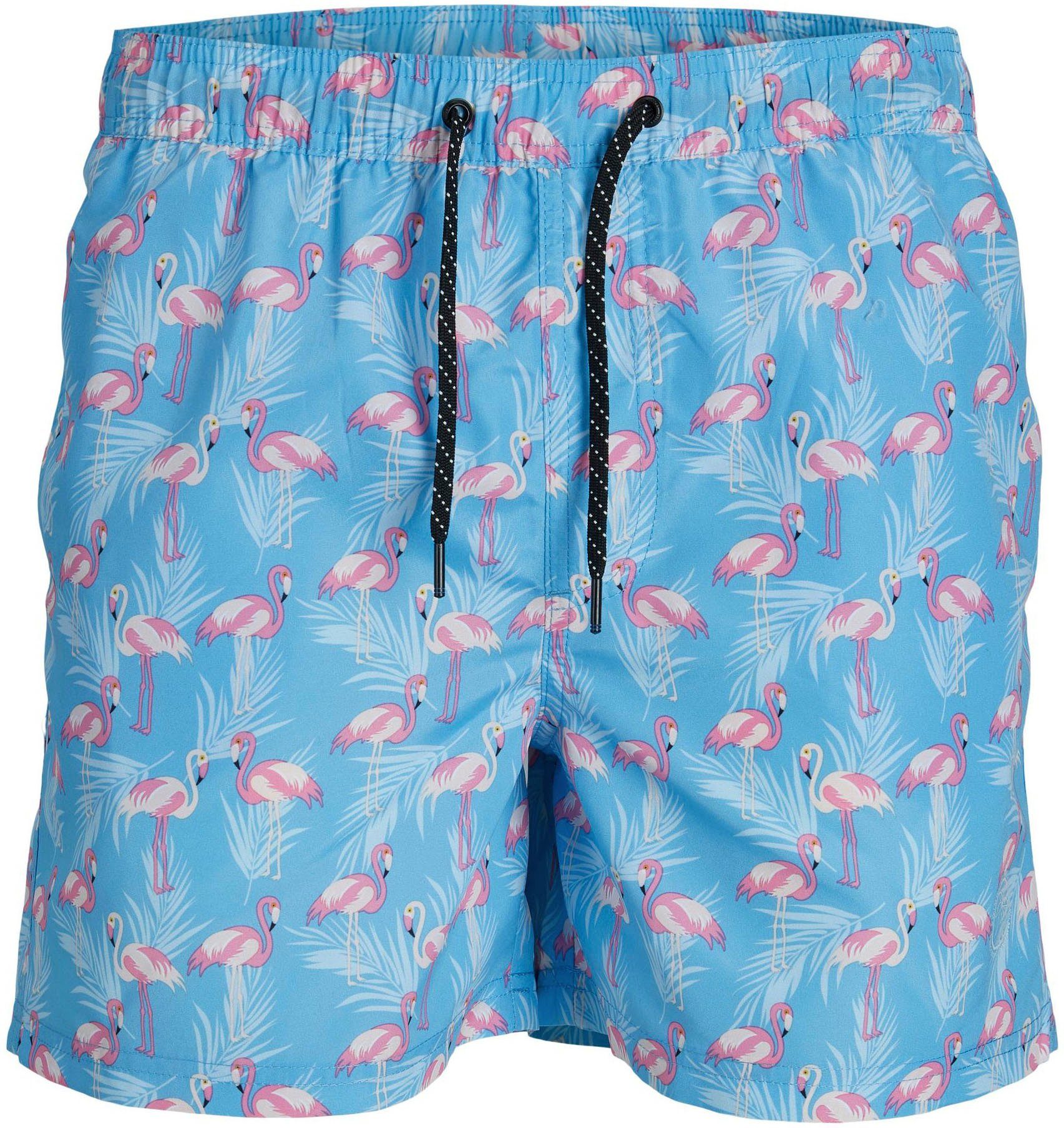 JACK & JONES Herren Badeshorts – Gerade Passform, Elastisches Bund, Regular Fit, Perfekt Für Den Sommer
