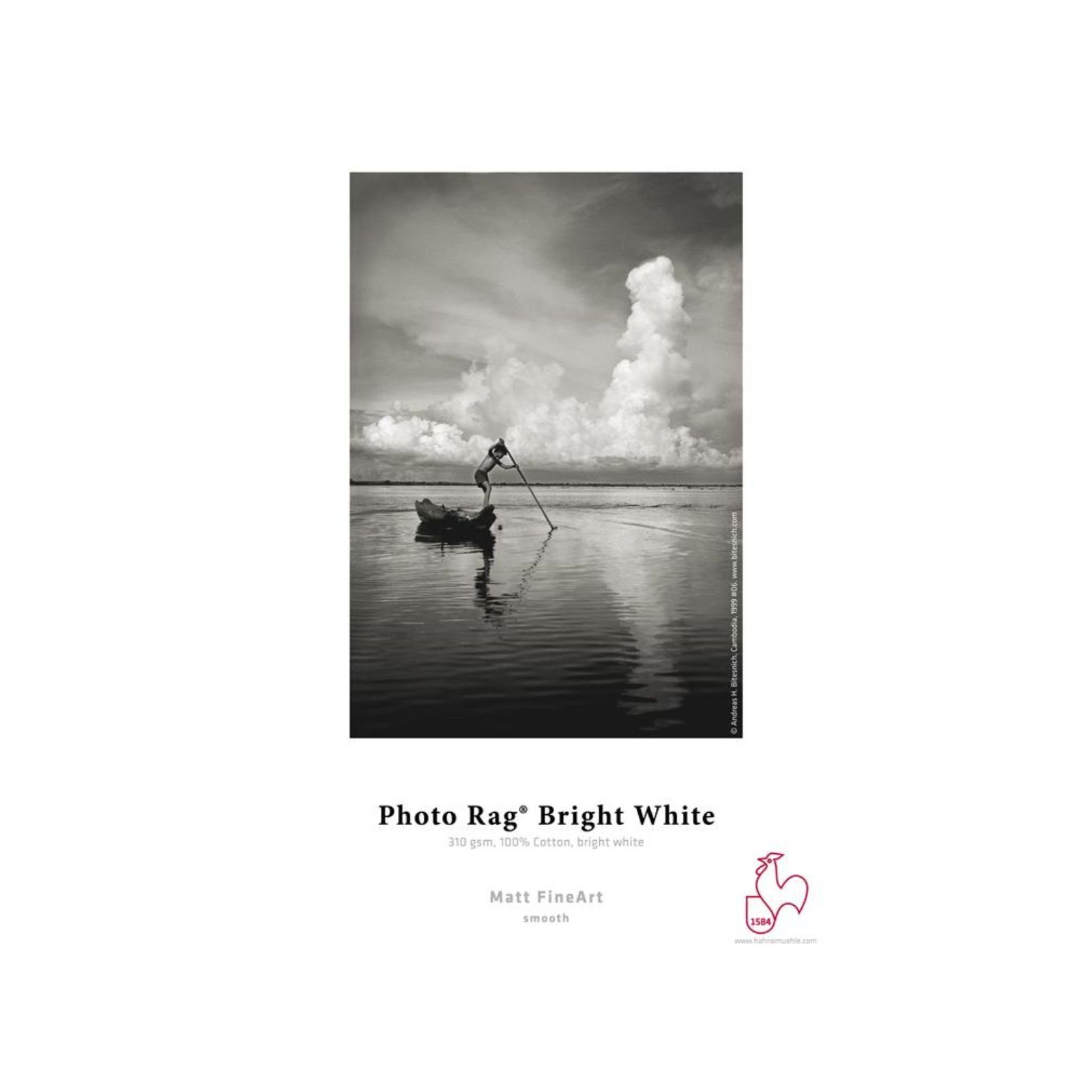 Hahnemühle Fotopapier Photo Rag® Bright White FineArt Inkjet-Papier - 310 g/m² - DIN A2 -