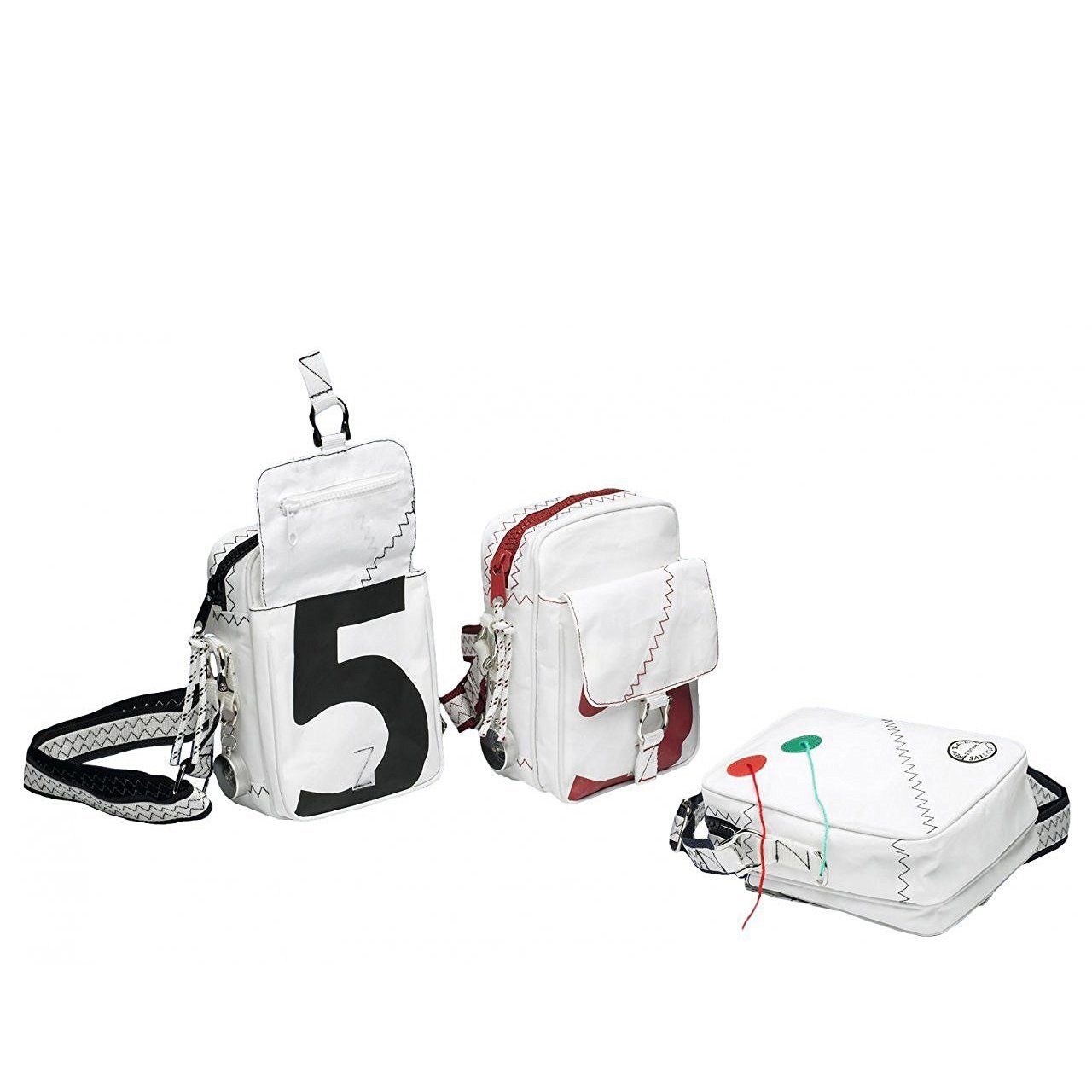 Trend Marine Schultertasche Sea Pearl Schultertasche Weiß/Marineblau aus Se günstig online kaufen