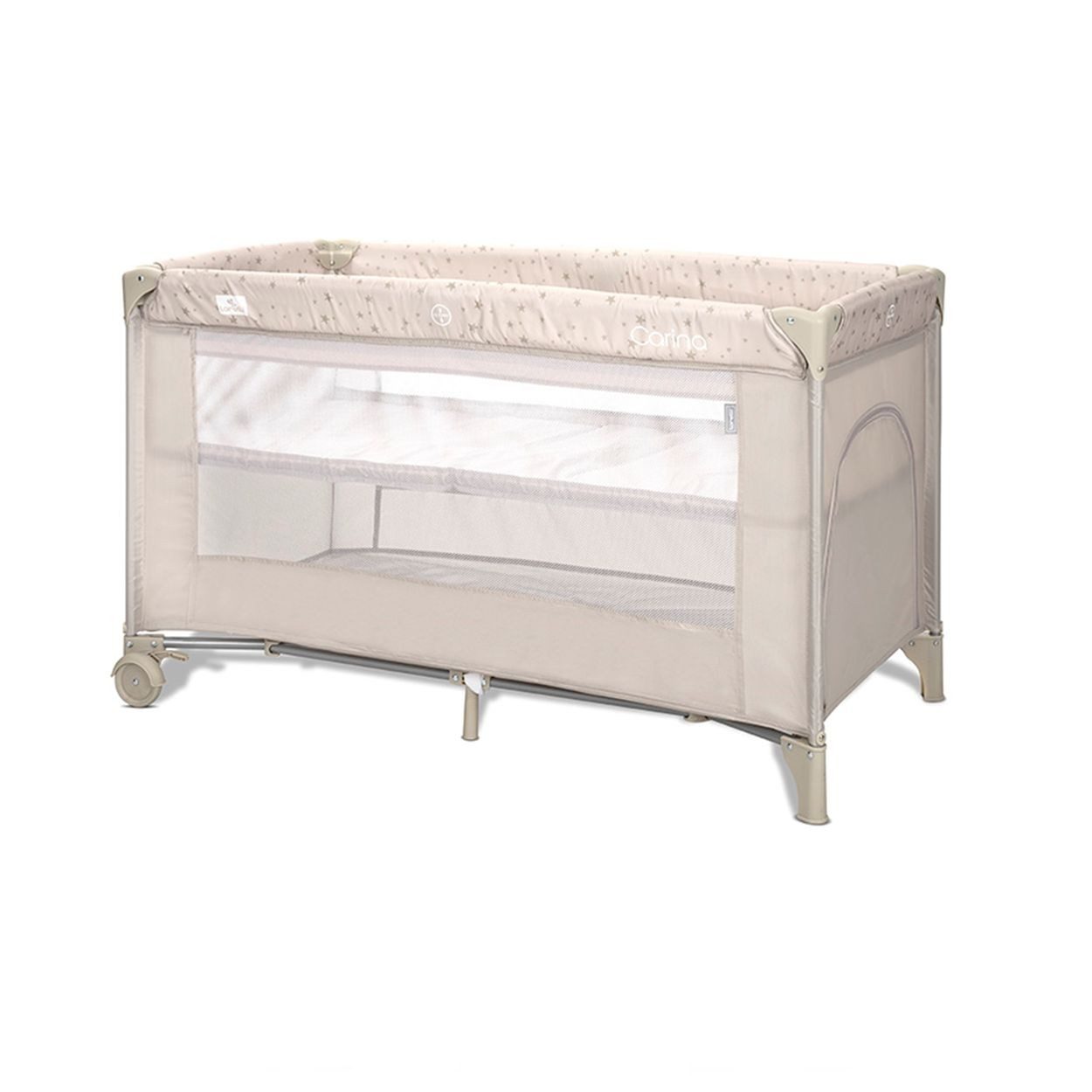 Lorelli Baby-Reisebett Reisebett Carina 2 Ebenen, Matratze Tragetasche falt günstig online kaufen