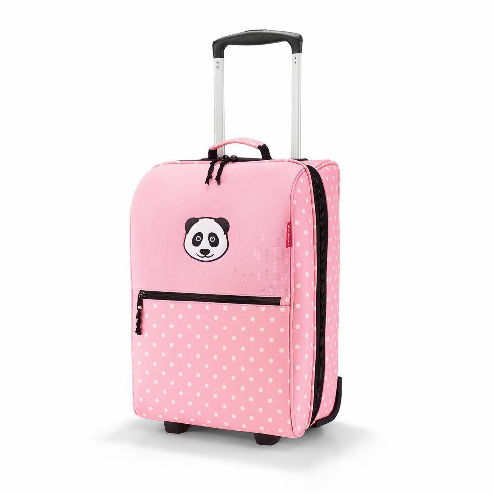 XS 2 Pink 19 panda pink L, REISENTHEL® dots Kinderkoffer Panda Rollen kids trolley Dots