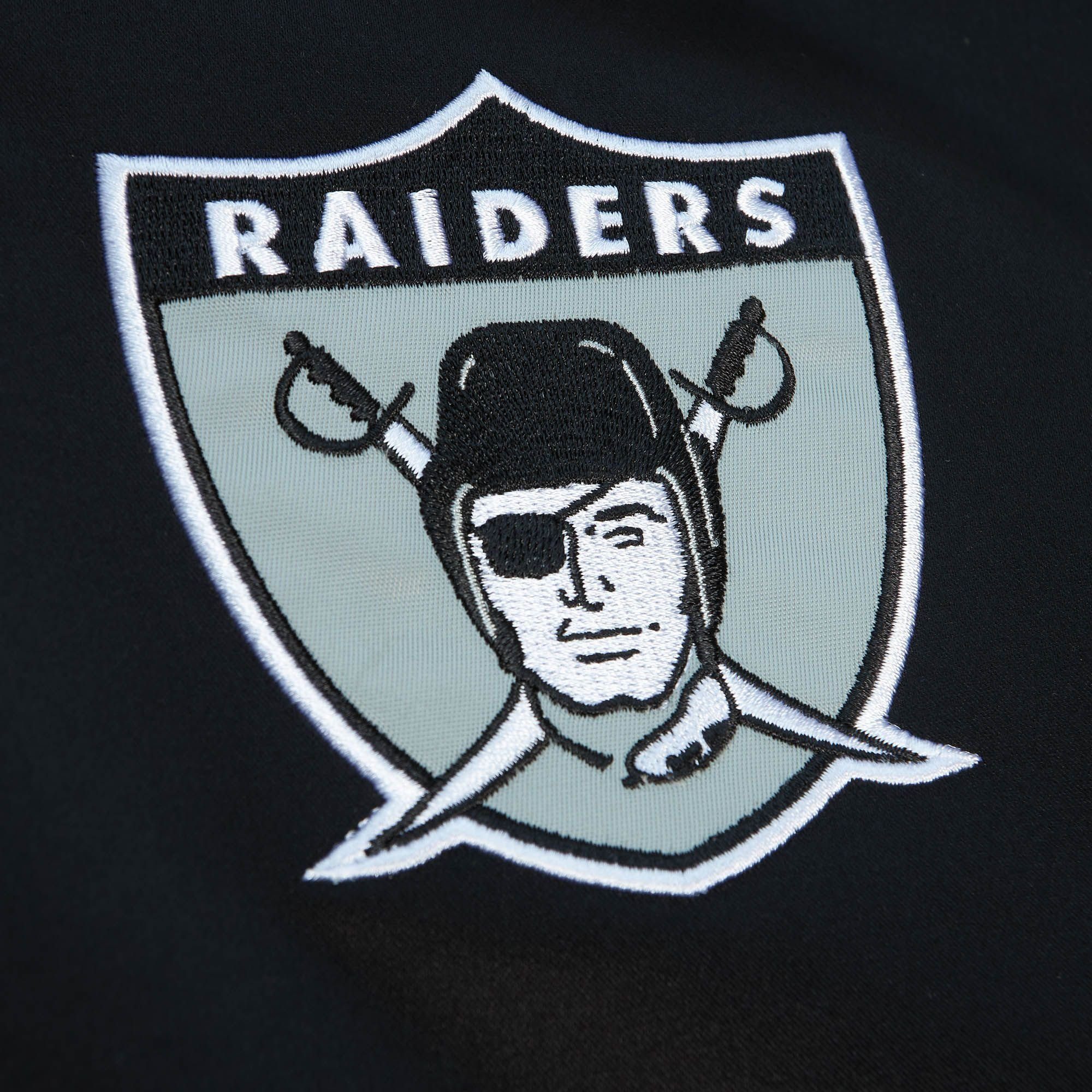 Mitchell Satin Raiders Varsity Windbreaker Ness Oakland &
