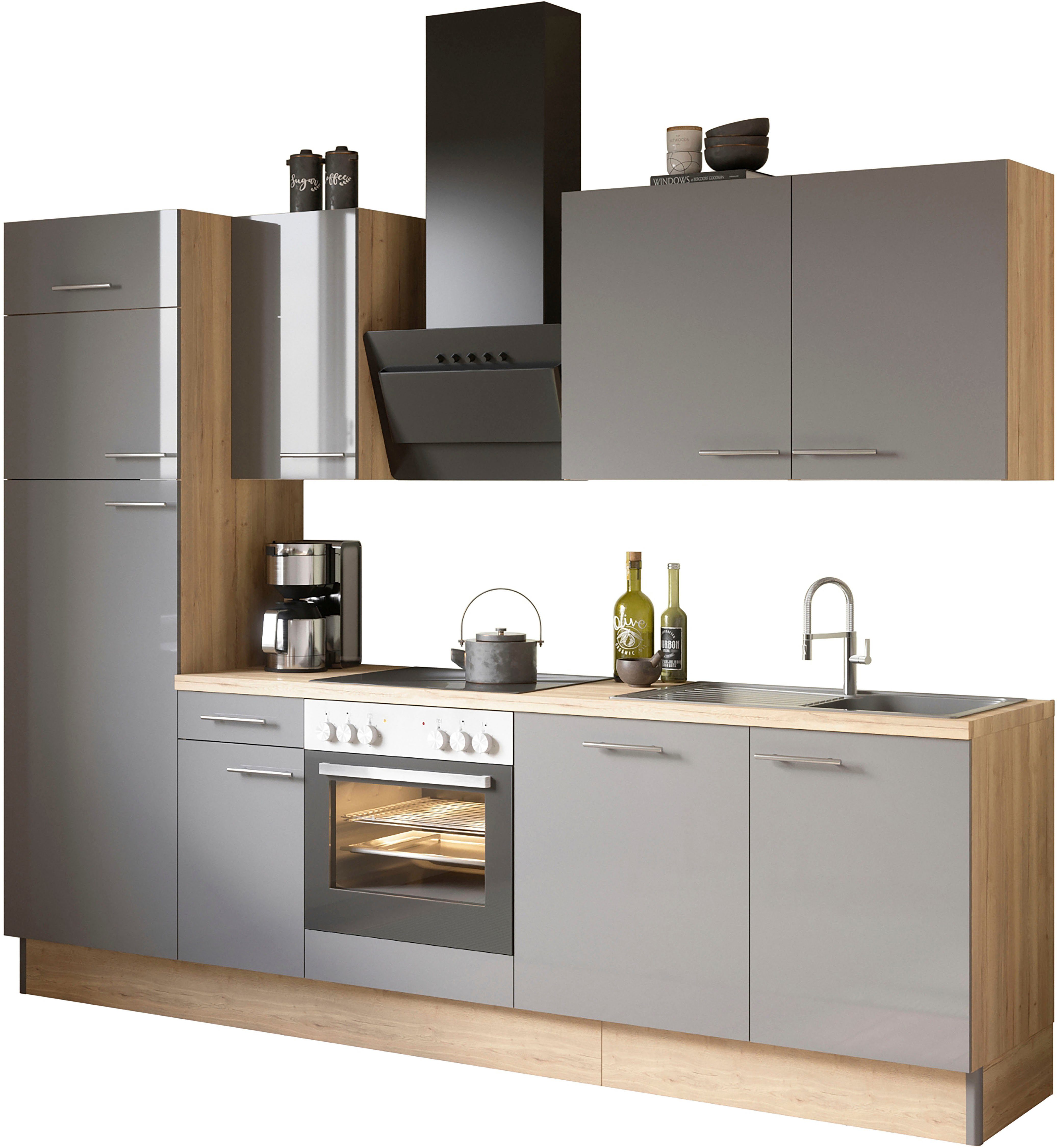 OPTIFIT Küche Klara, Breite 270 cm, wahlweise mit E-Geräten