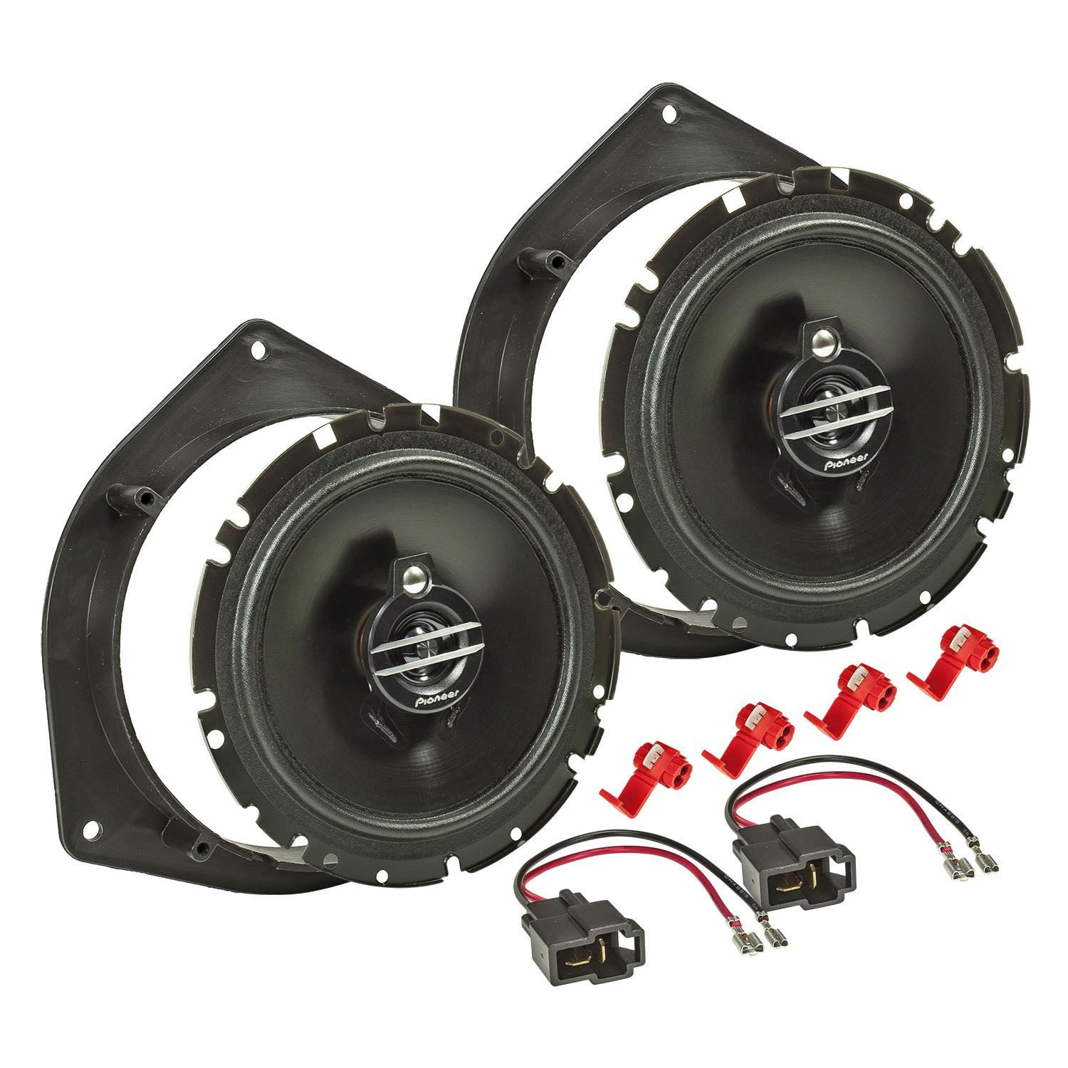 tomzz Audio Pioneer TS-G1730f 300W Lautsprecher Set passt für Kia Picanto Sportage Auto-Lautsprecher