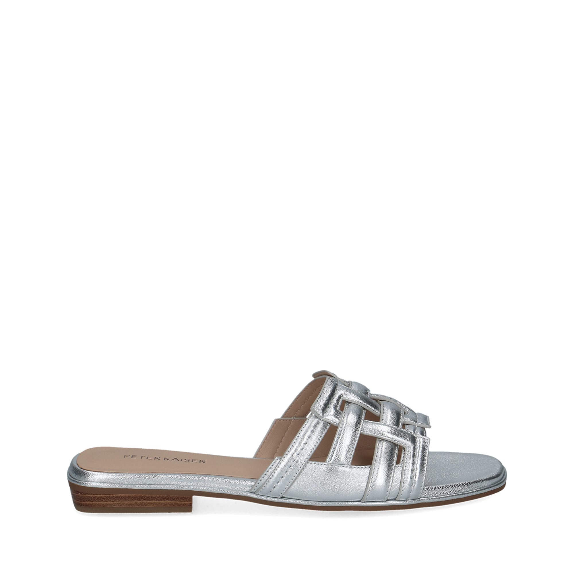 Peter Kaiser Peter Kaiser 77103 941, Sandaletten, Grau, metallik, Damen Sandalette