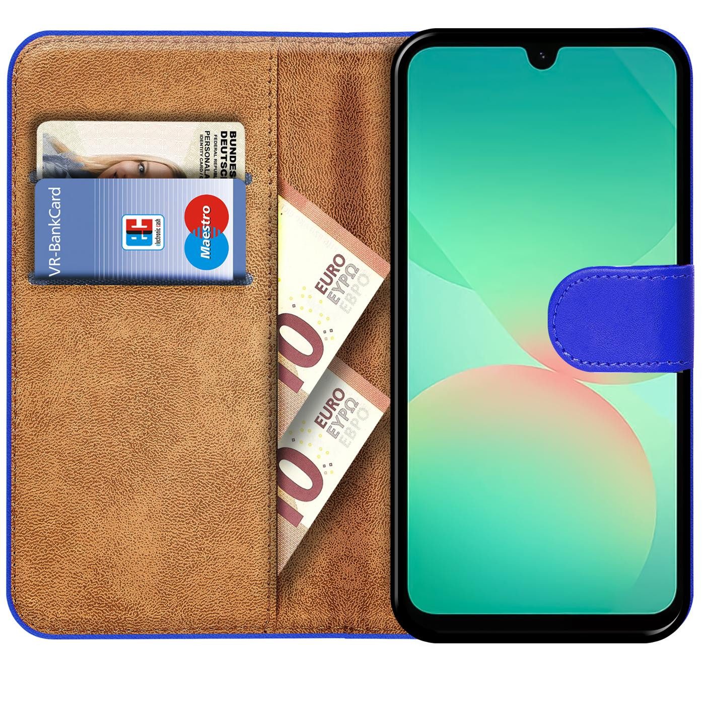 CoolGadget Handyhülle Wallet Klapp Tasche Book Case für Samsung Galaxy A27 5G, Hülle Klapphülle Flip Cover Etui Schutzhülle – Bild 2 von 5