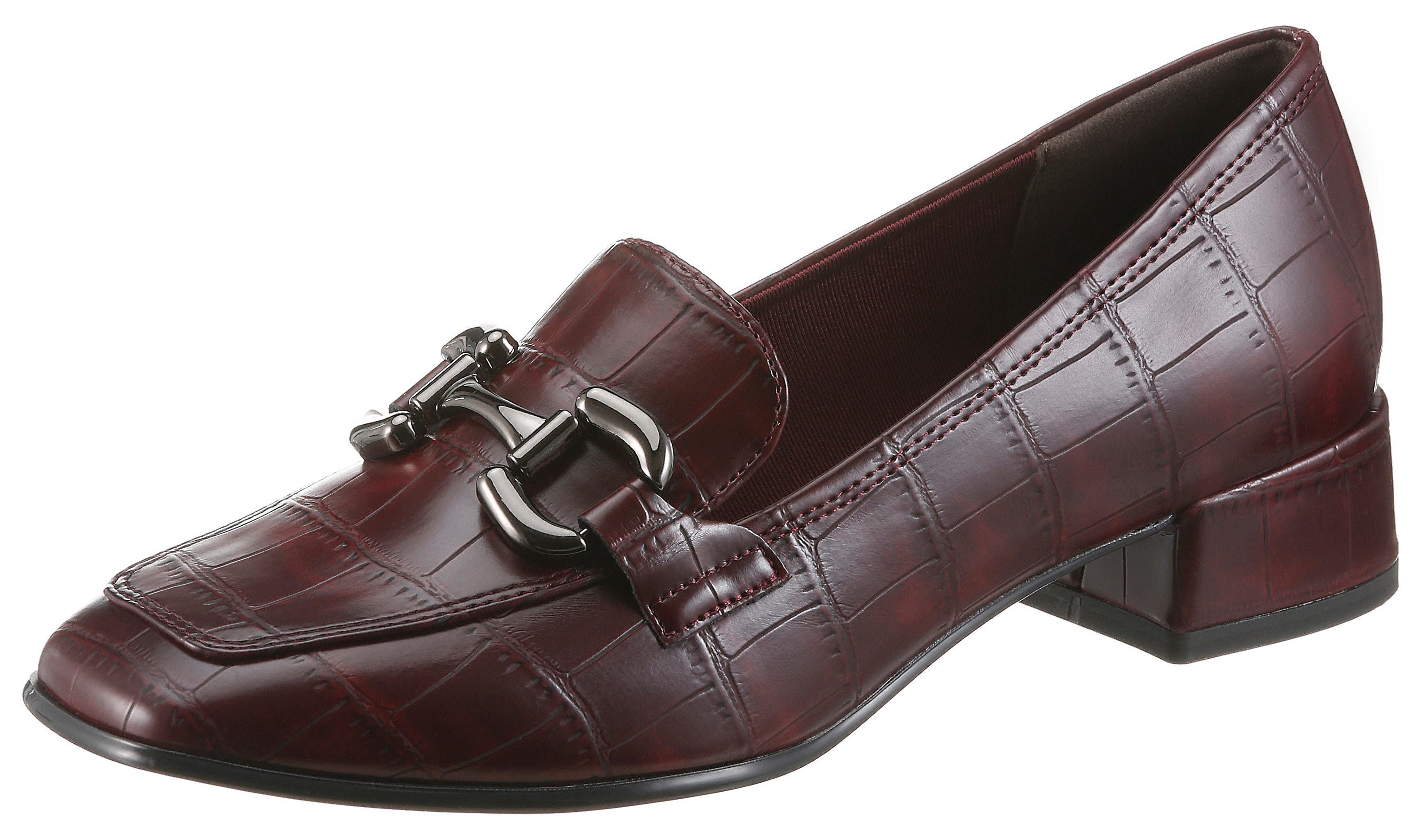 Tamaris Slipper Slipper, Schlupfschuh für Damen, Halbschuh mit Zierschnalle