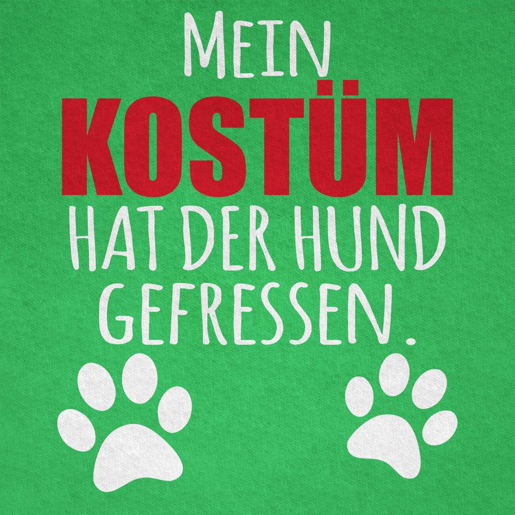 Mein gefressen Hundekostüm Hund Faschingskostüme Dog Shirtracer T-Shirt Kostüm 2 - Fasching der Grün Karneval hat &