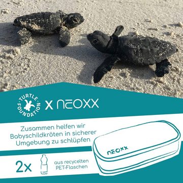neoxx Schreibgeräteetui Schlamperbox, Jump, Mint To Be, teilweise aus recyceltem Material