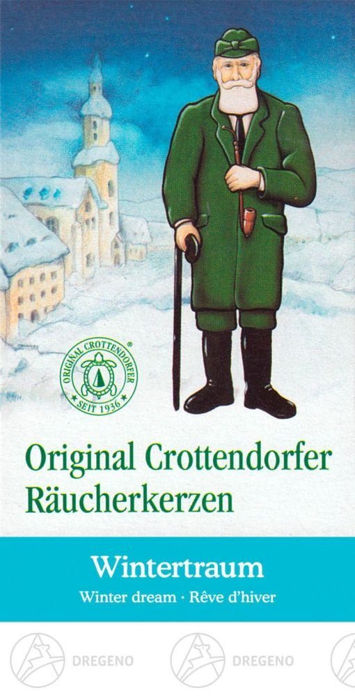 Dregeno Erzgebirge Räuchermännchen Zubehör Crottendorfer Räucherkerzen Wintertraum (24) NEU, Räucherkerzen Winter-Traum