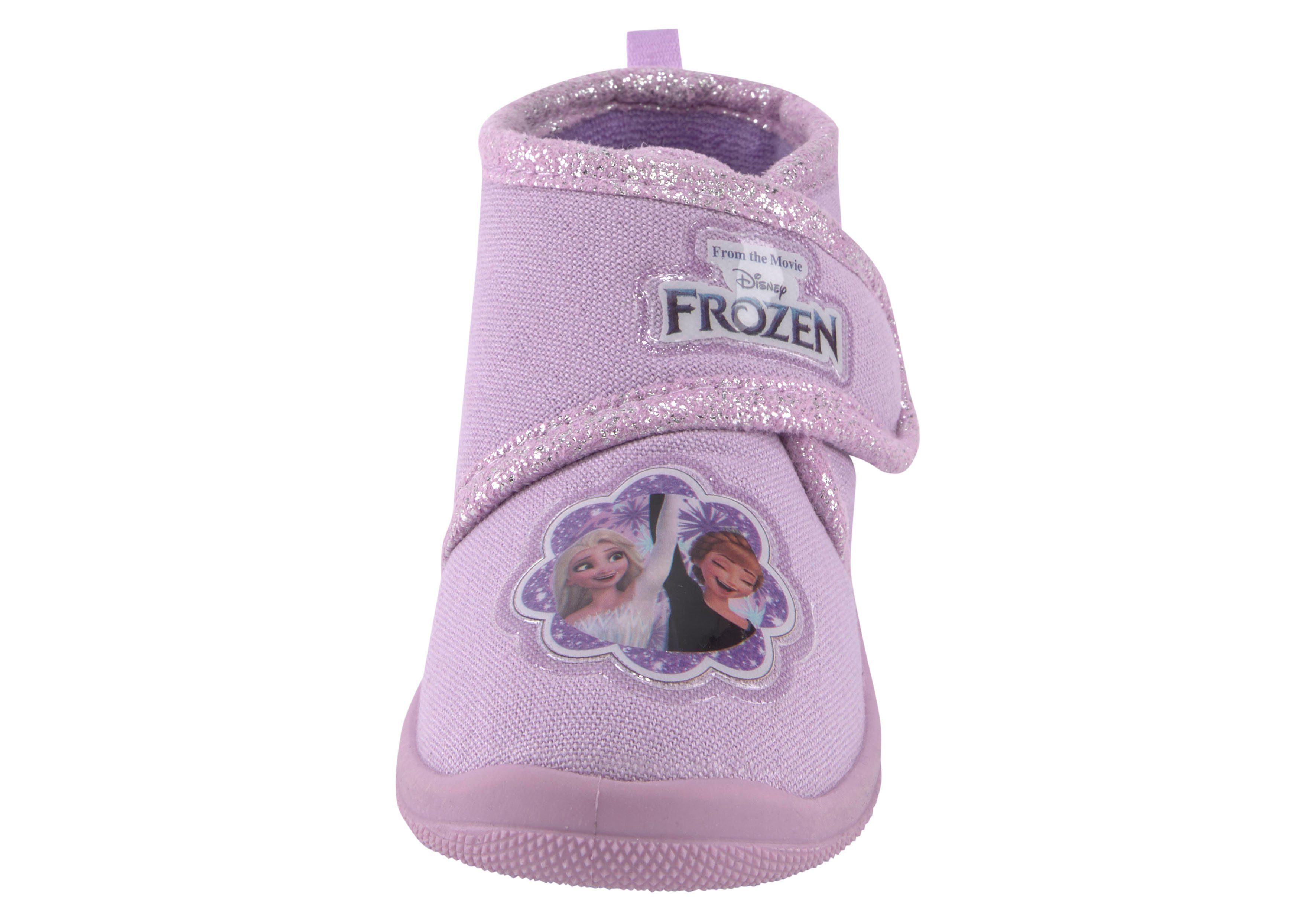 Disney Frozen Klettverschluss Hausschuh mit