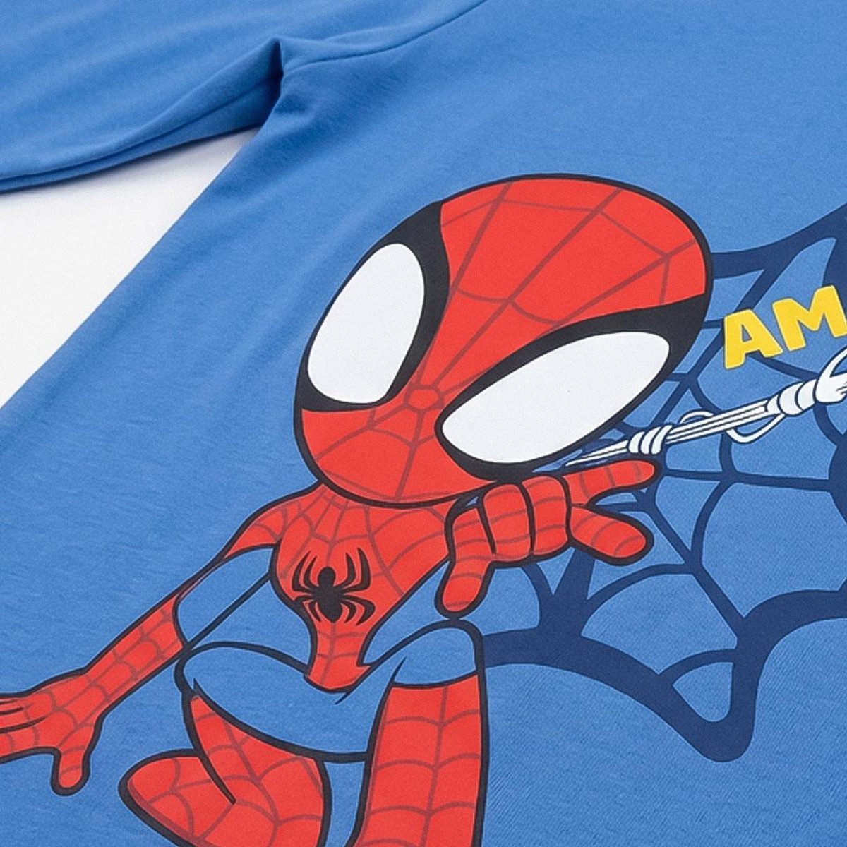 MARVEL Pyjama Spidey Schlafanzug Kinder lang für Nacht Freizeit und Zuhause – Bild 3 von 4
