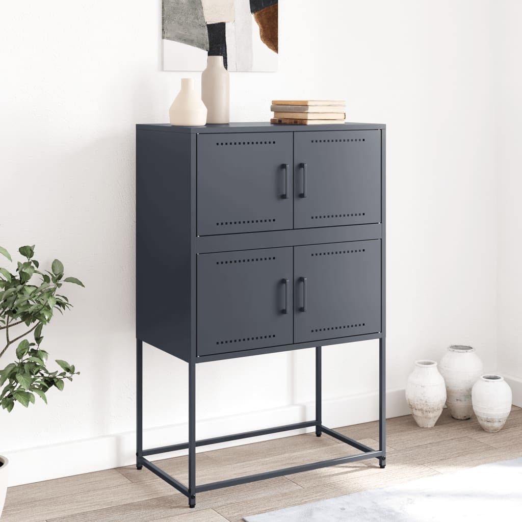 vidaXL Sideboard Sideboard Anthrazit 68,5x38,5x107 cm günstig online kaufen