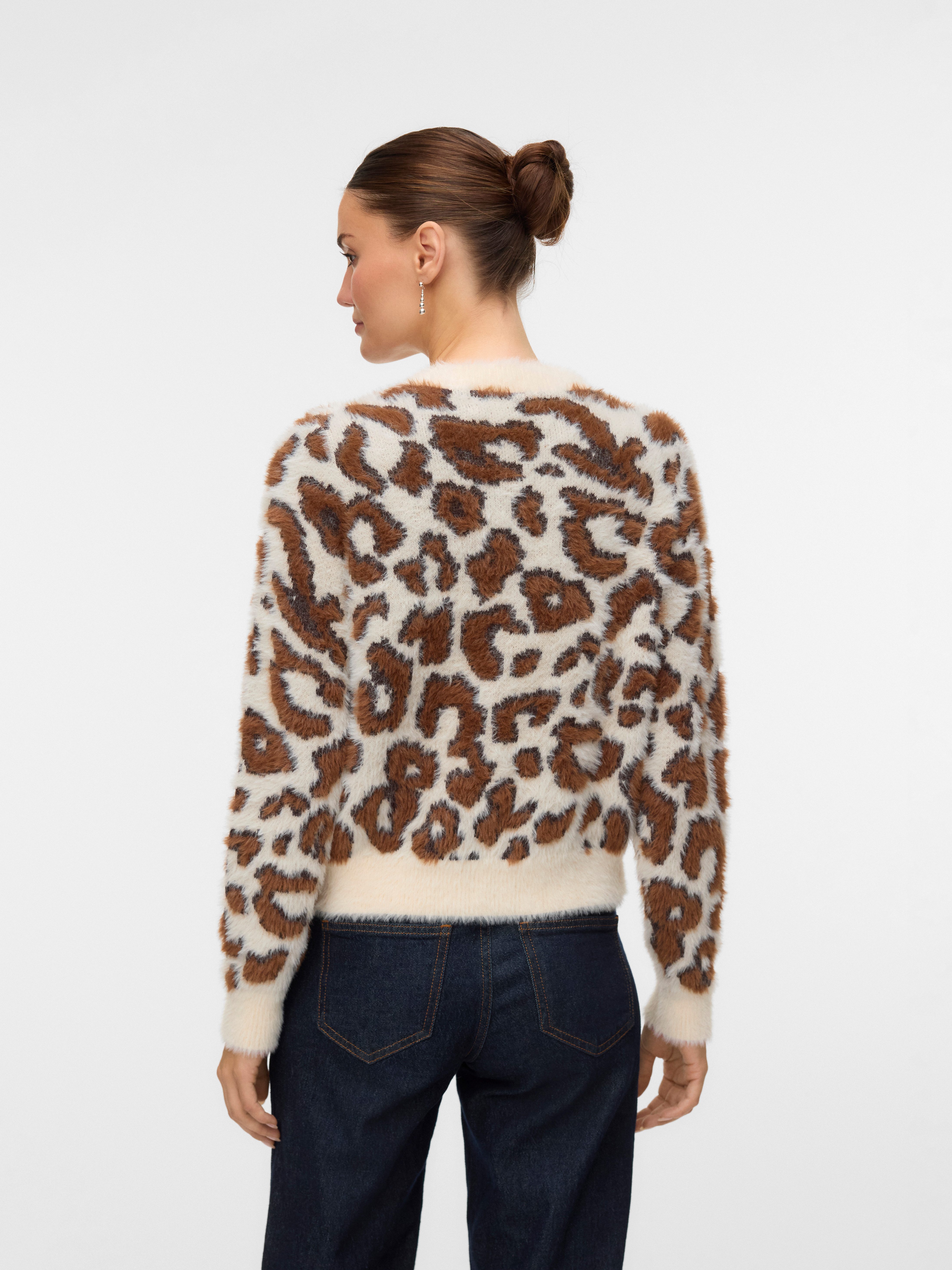Vero Moda Strickpullover VMJUNGLE LS O-NECK günstig online kaufen