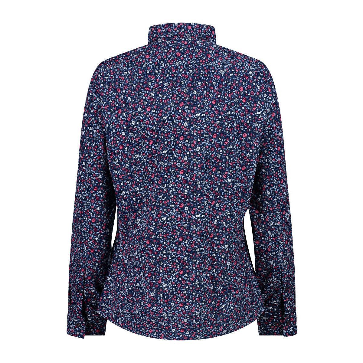 CMP Outdoorbluse Woman Shirt Long Sleeves Funktionale Langarmbluse mit geometrischem Muster, geruchshemmend und