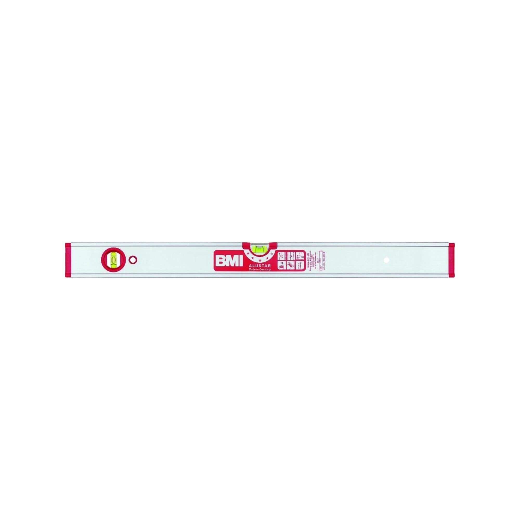 BMI Wasserwaage Wasserwaage ALUSTAR 30cm Alu.silber ± 0,5 mm/m BMI