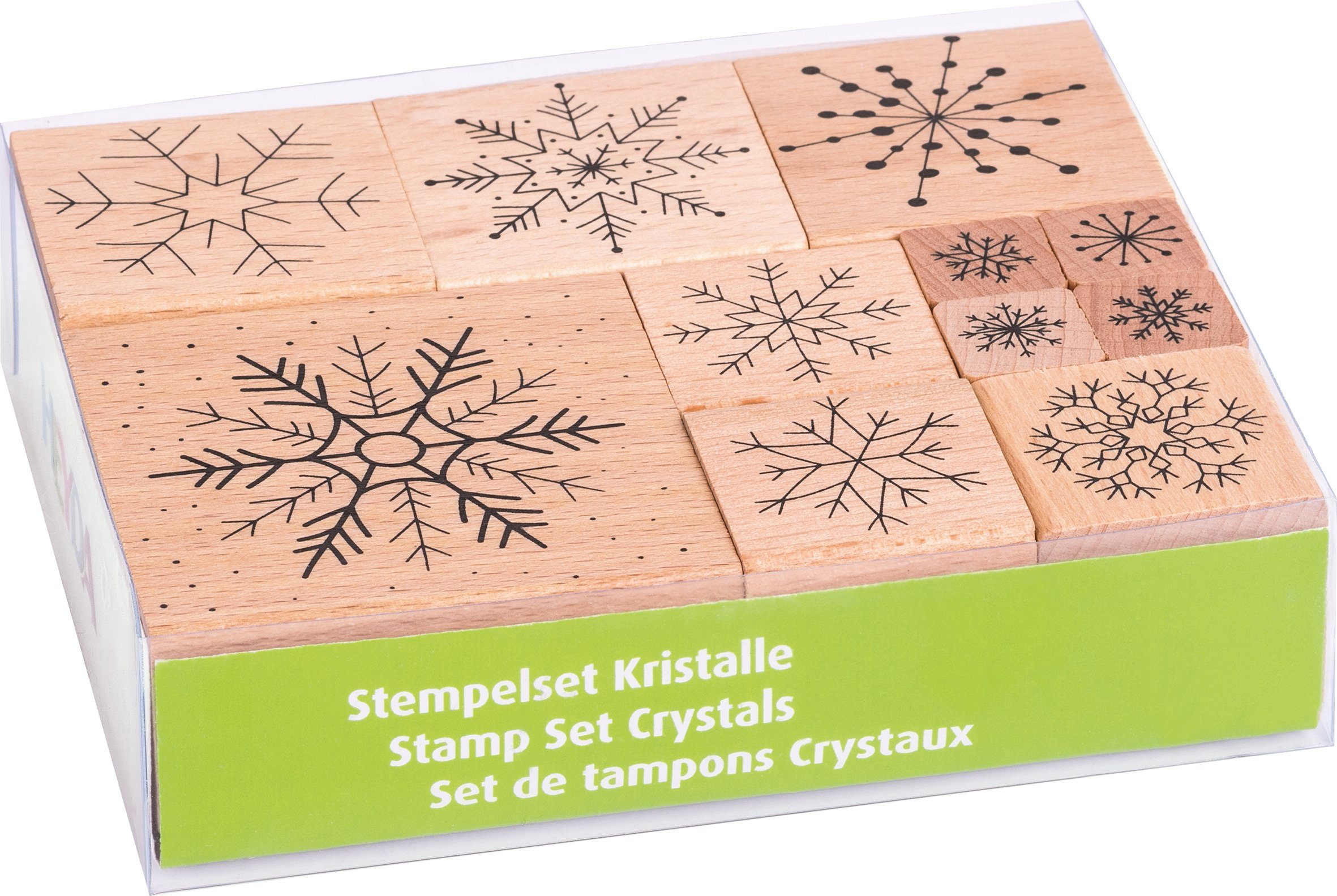 Heyda Stempel Stempel Set Weihnachtliche Motive, 10-11 Teile