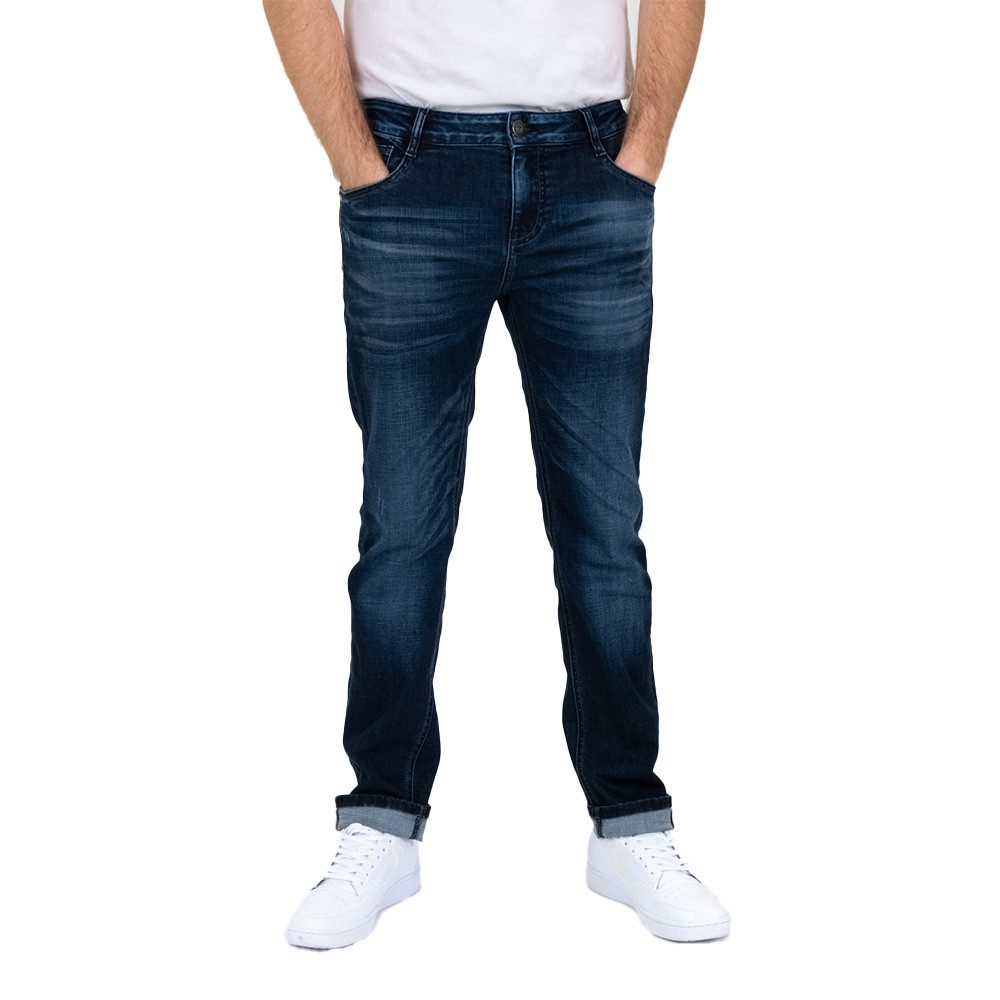 Blue Monkey 5-Pocket-Jeans 57David - dark blue denim