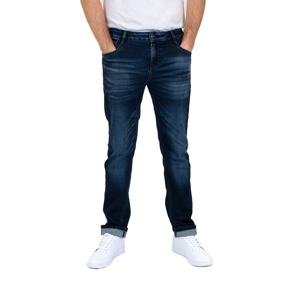 Blue Monkey 5-Pocket-Jeans 57David - dark blue denim