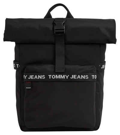 Tommy Jeans Cityrucksack TJM ESSENTIAL ROLLTOP BACKPACK, Freizeitrucksack Freizeit-Bag Urbanrucksack