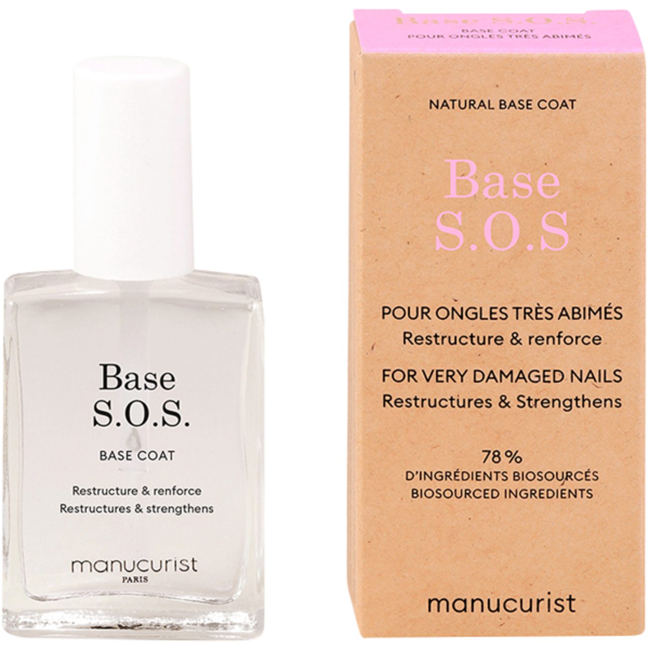 manucurist Nagellack Base SoS Base Coat günstig online kaufen