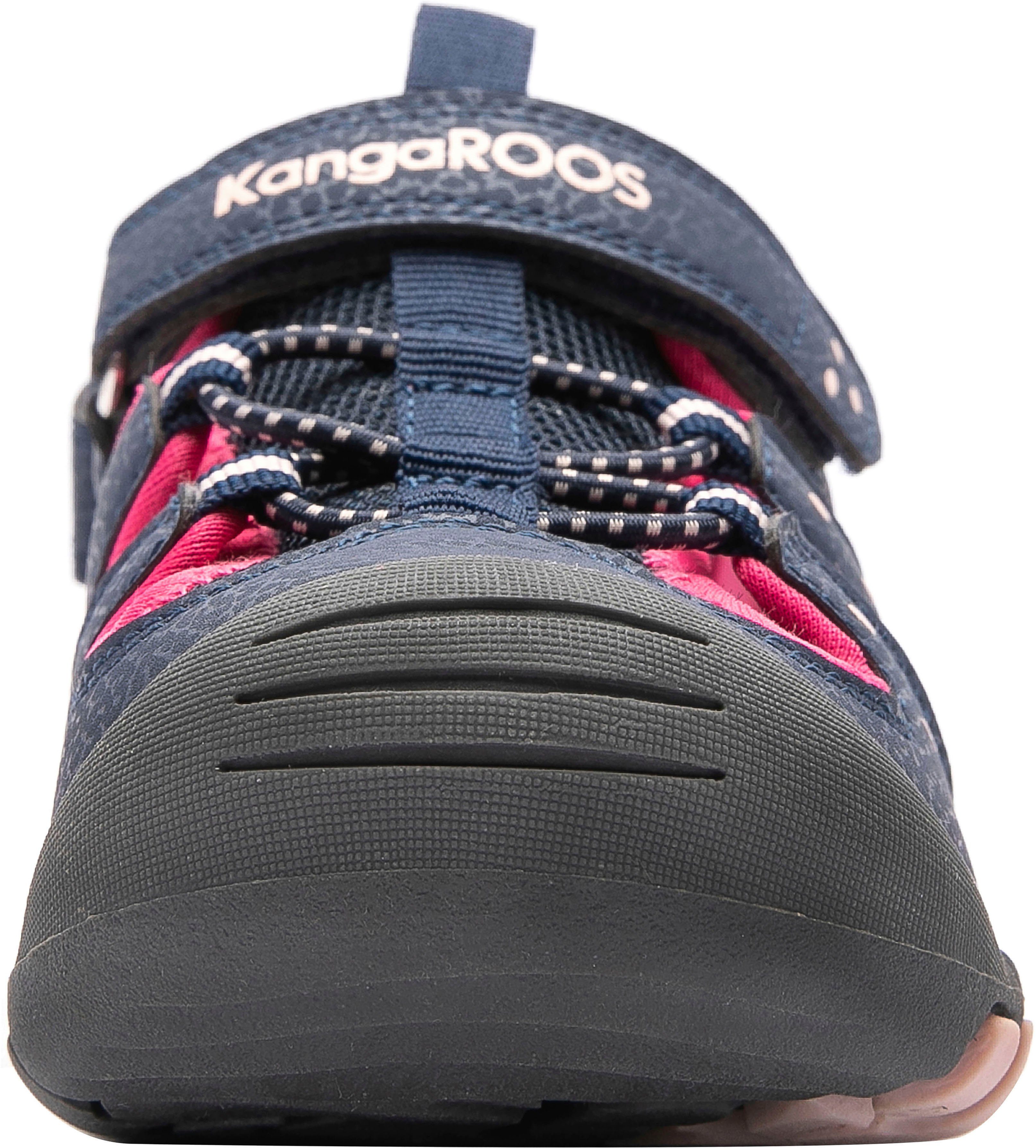 Klettverschluss KangaROOS blau-pink mit Sandale K-Trek