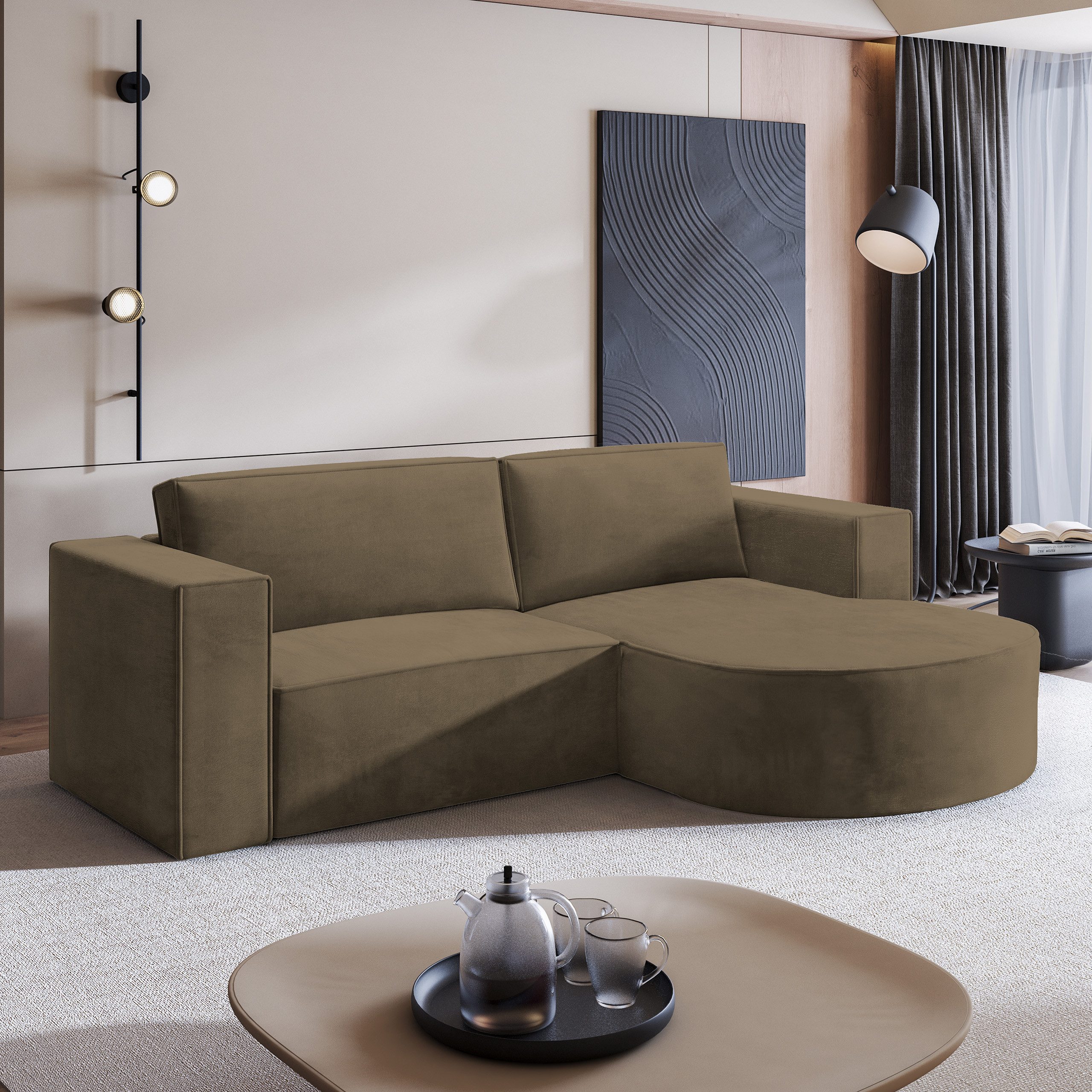 Masseno Ecksofa SORELA mit Schlaffunktion L-Form, günstig online kaufen