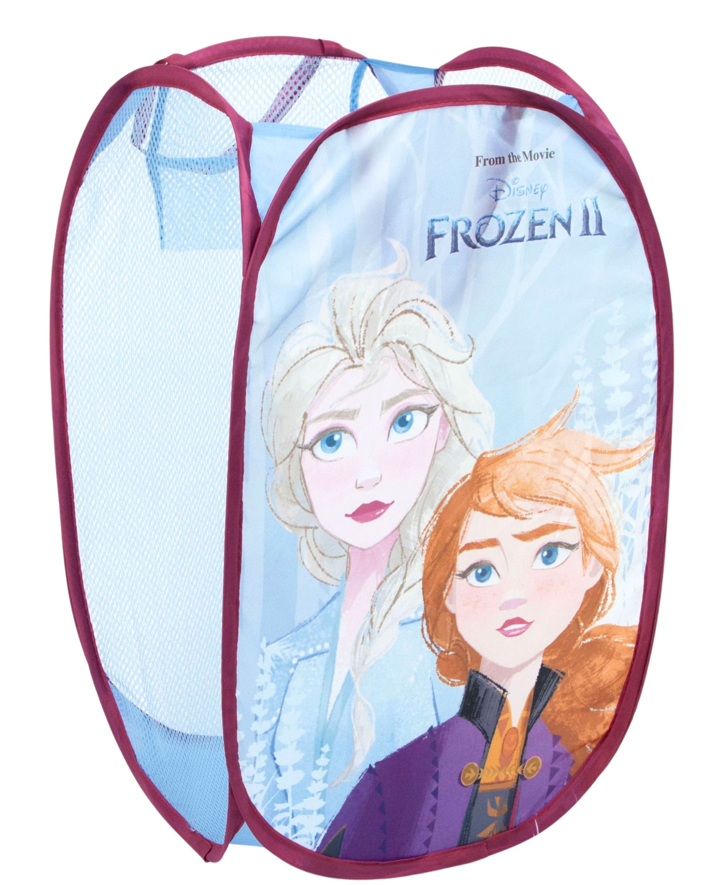 Disney Frozen Aufbewahrungskorb Elsa & Anna, Kinder Pop-Up Korb - Spielzeugkorb 36x36x58 cm