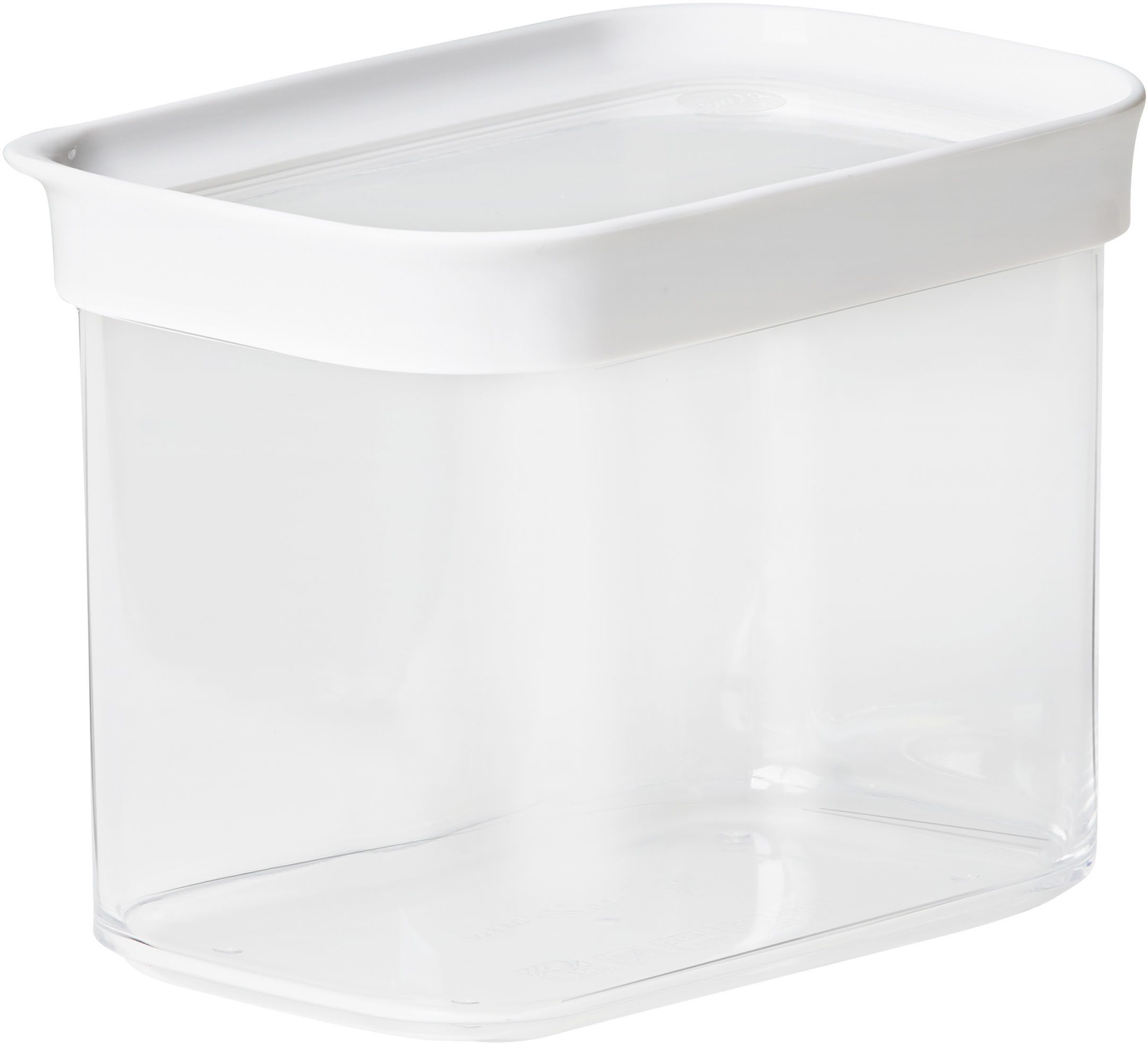 Emsa Vorratsdose Optima, Kunststoff, (2-tlg), 1 Liter, rechteckig, frische Dichtung, rutschfeste Stapelränder