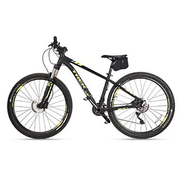 Sahoo Fahrradtasche 132003 Sattel Fahrradtasche Reißverschluss 1L schwarz