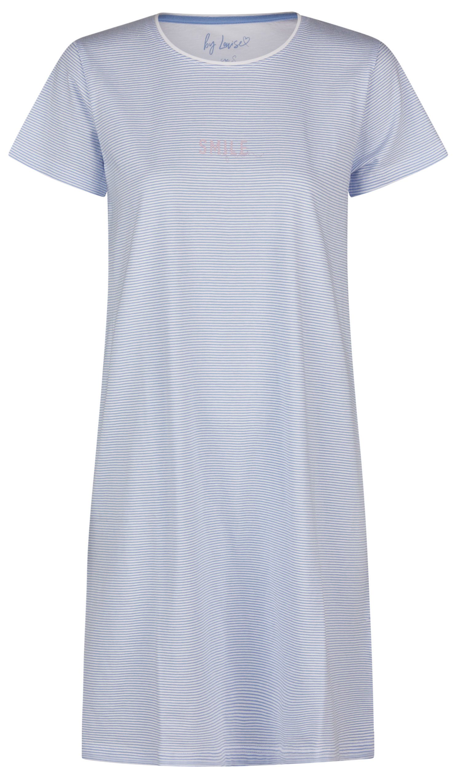 By Louise Nachthemd Damen Schlafshirt mit kurzem Arm (1-tlg) Baumwolle günstig online kaufen