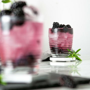 Özberk Glas Rio, Glas, 6 teilig, Gläser-Set spülmaschinenfest, Cocktails oder Limonade