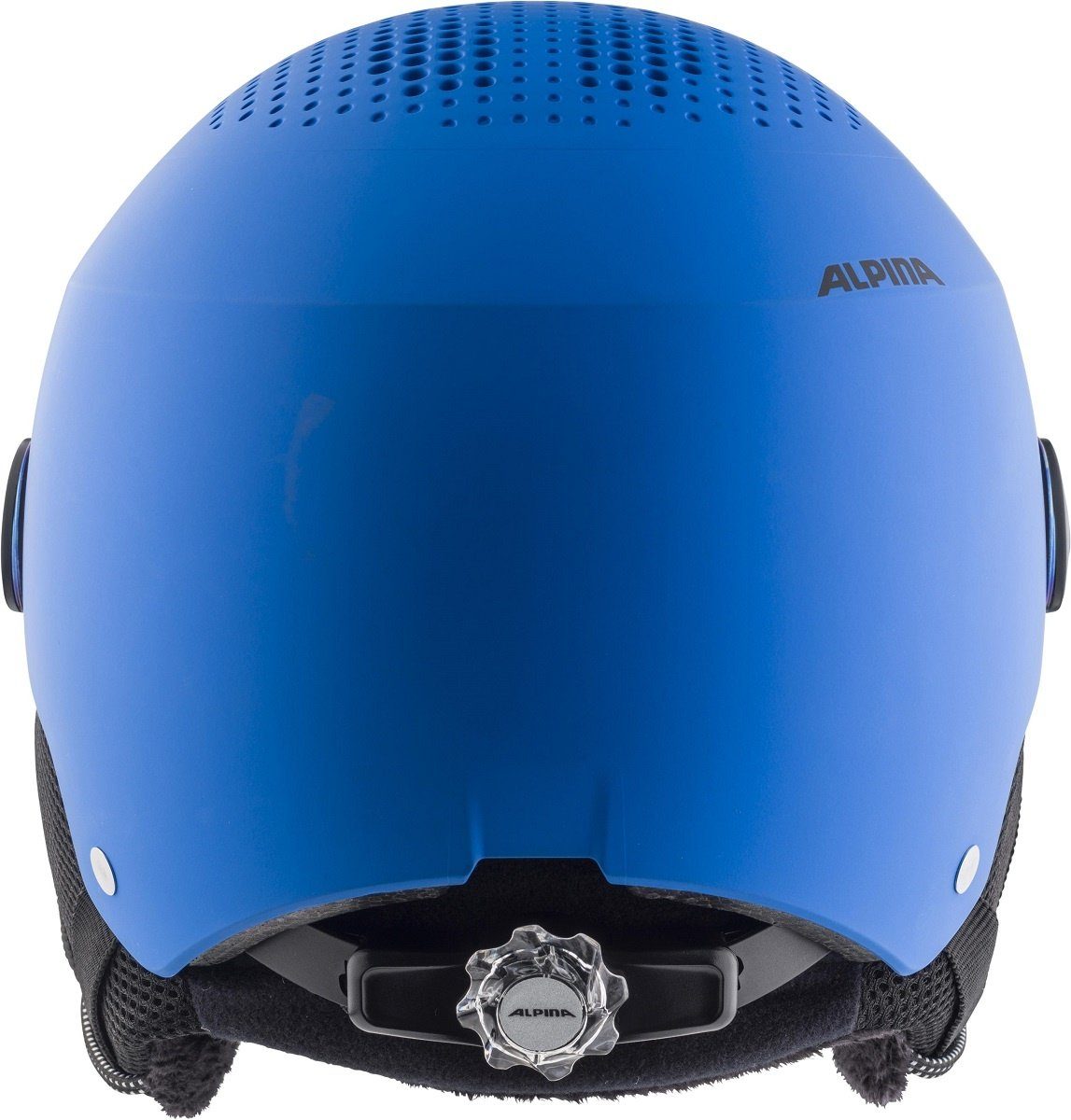 Alpina Sports Skihelm Alpina Zupo Visor Q-Lite Kinder Skihelm Snowboardhelm blue matt A9229