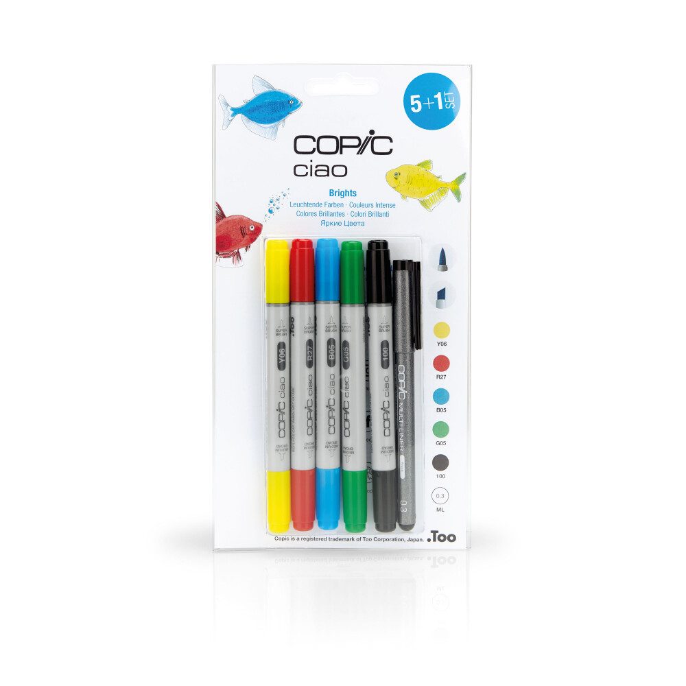 Marker Ciao 5+1 Set Brights -